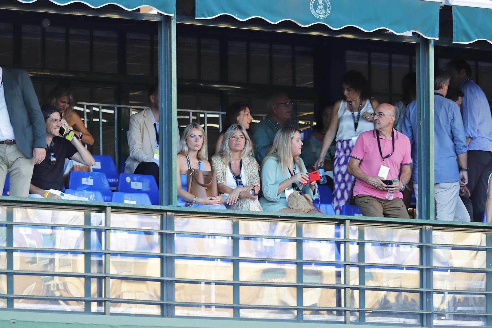 Imágenes del ambiente en la final femenina de la Copa del Rey de tenis de Huelva