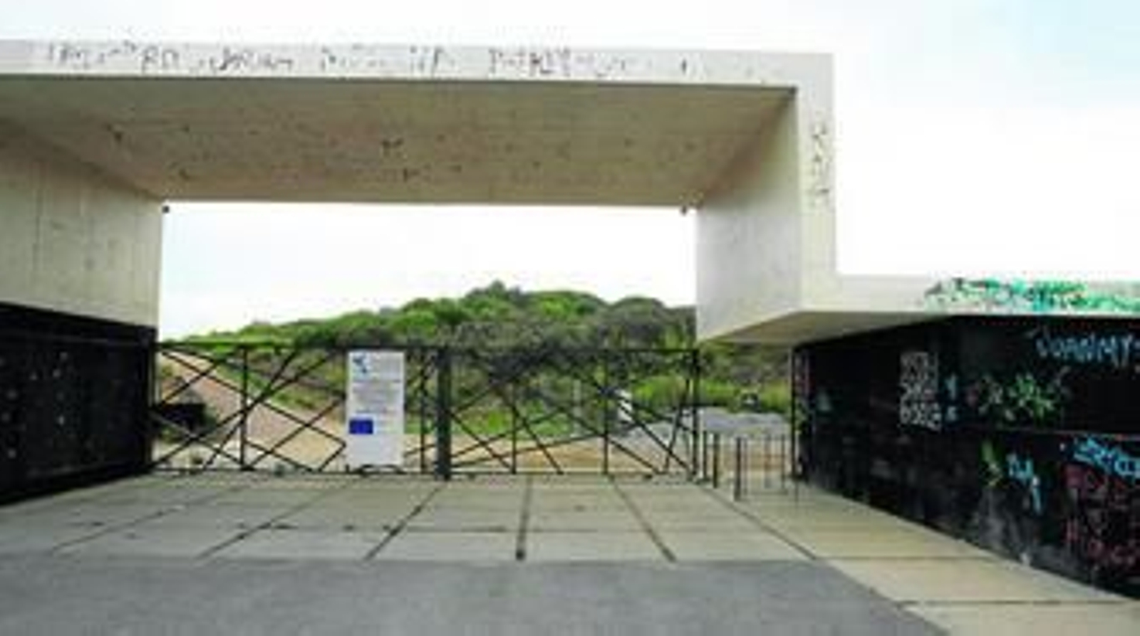 La entrada al Parque del Centenario. La entrada al Parque del Centenario.