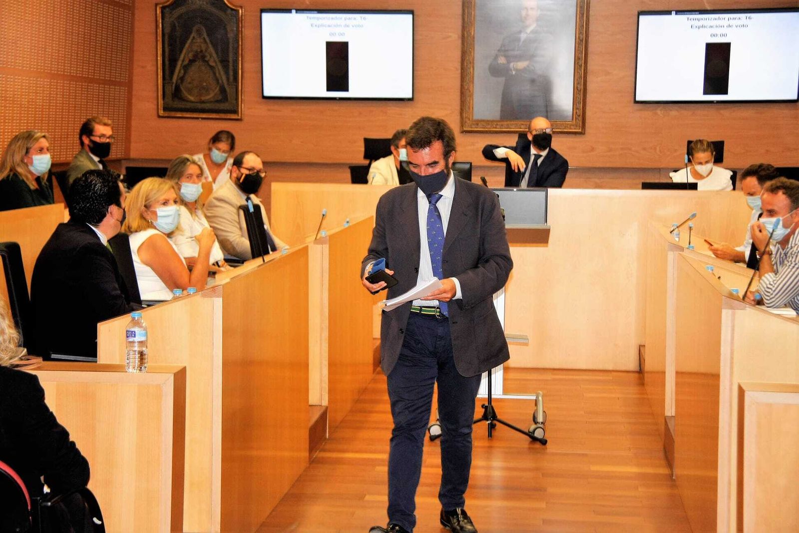 Millán Alegre volvió a ver cómo la oposición tumbaba su propuesta.