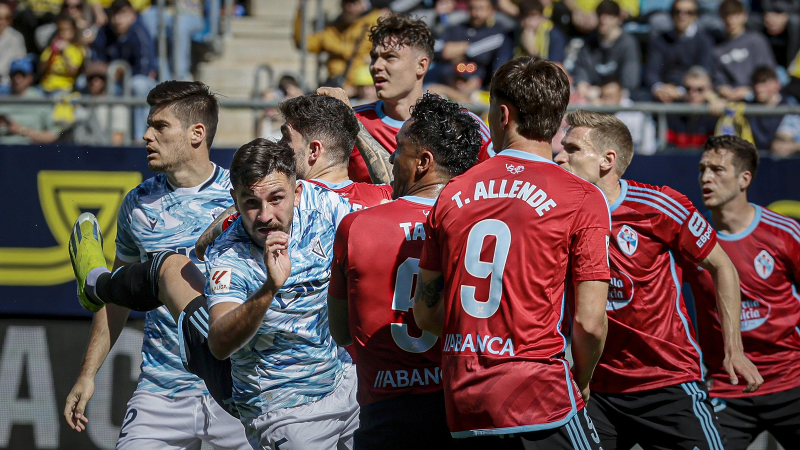 Partido de fútbol Cádiz CF - RC Celta.