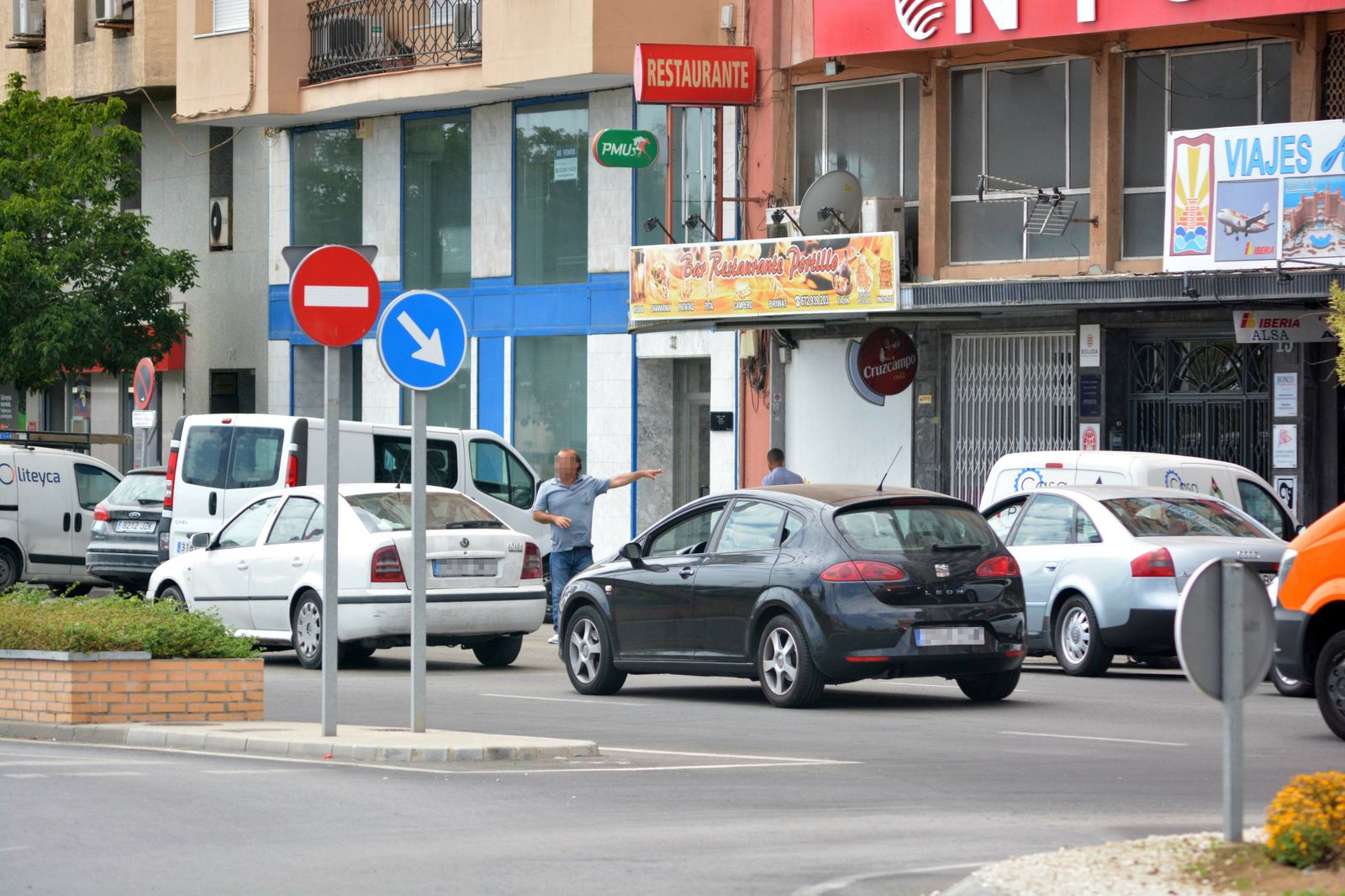 Un 'chipichanga', en la avenida Virgen del Carmen