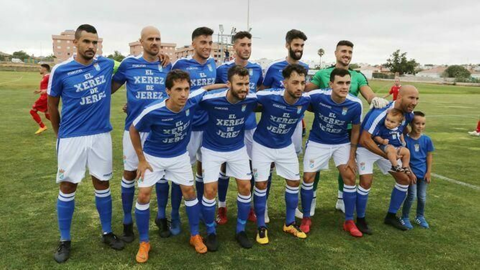 Una formación del Xerez CD durante la pretemporada