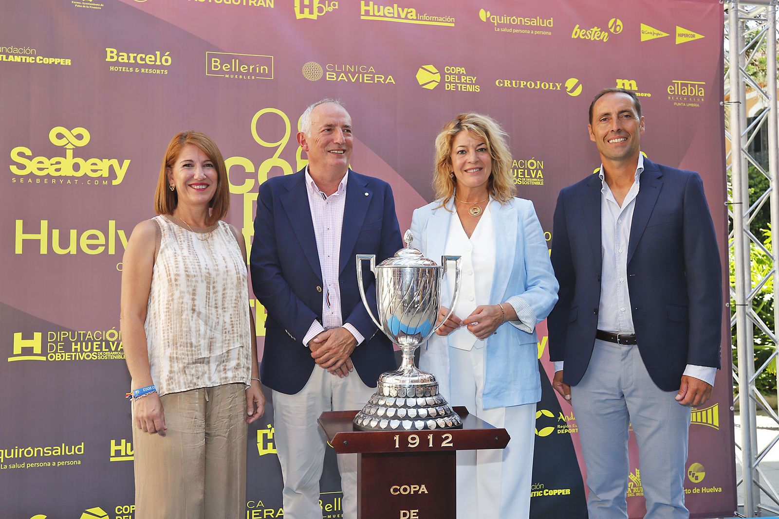 Presentación de la Copa del Rey de tenis de Huelva 2023