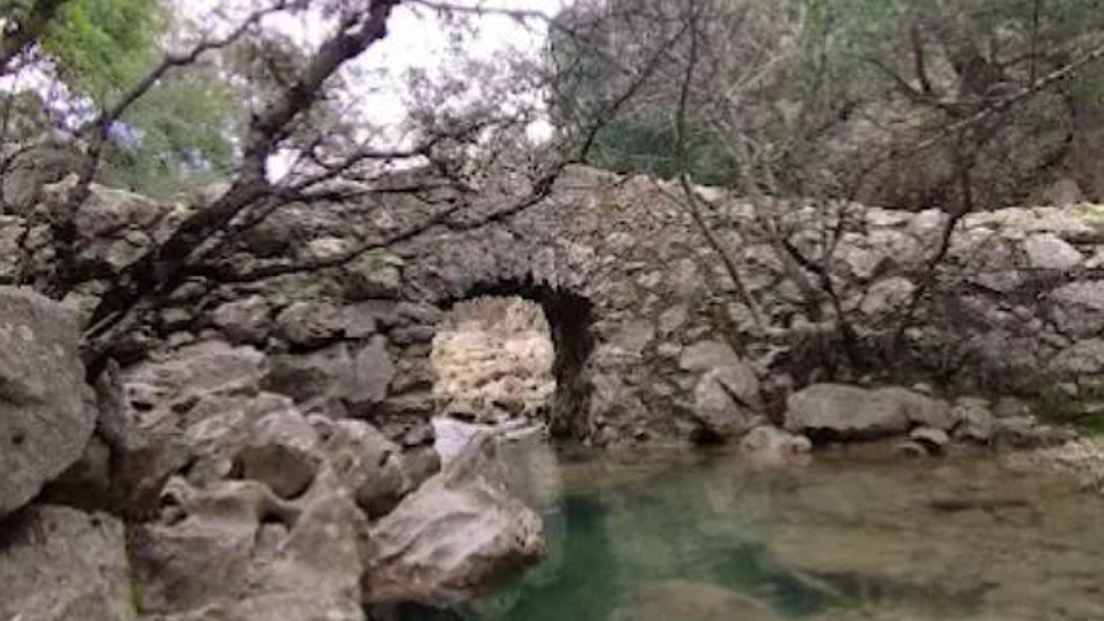 Un punto del sendero de El Salto del Cabrero, en Grazalema.