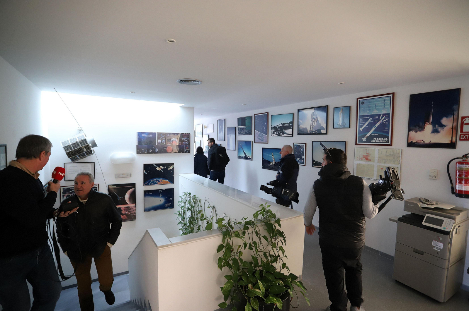 La red mundial de telescopios espaciales con sede en Huelva, en imágenes