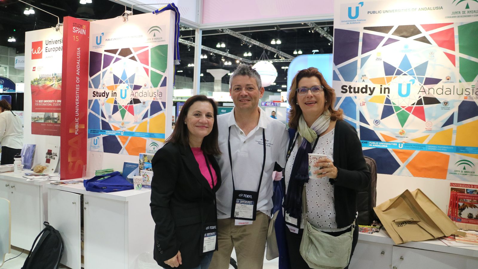 La delegación andaluza, en Nafsa 2017
