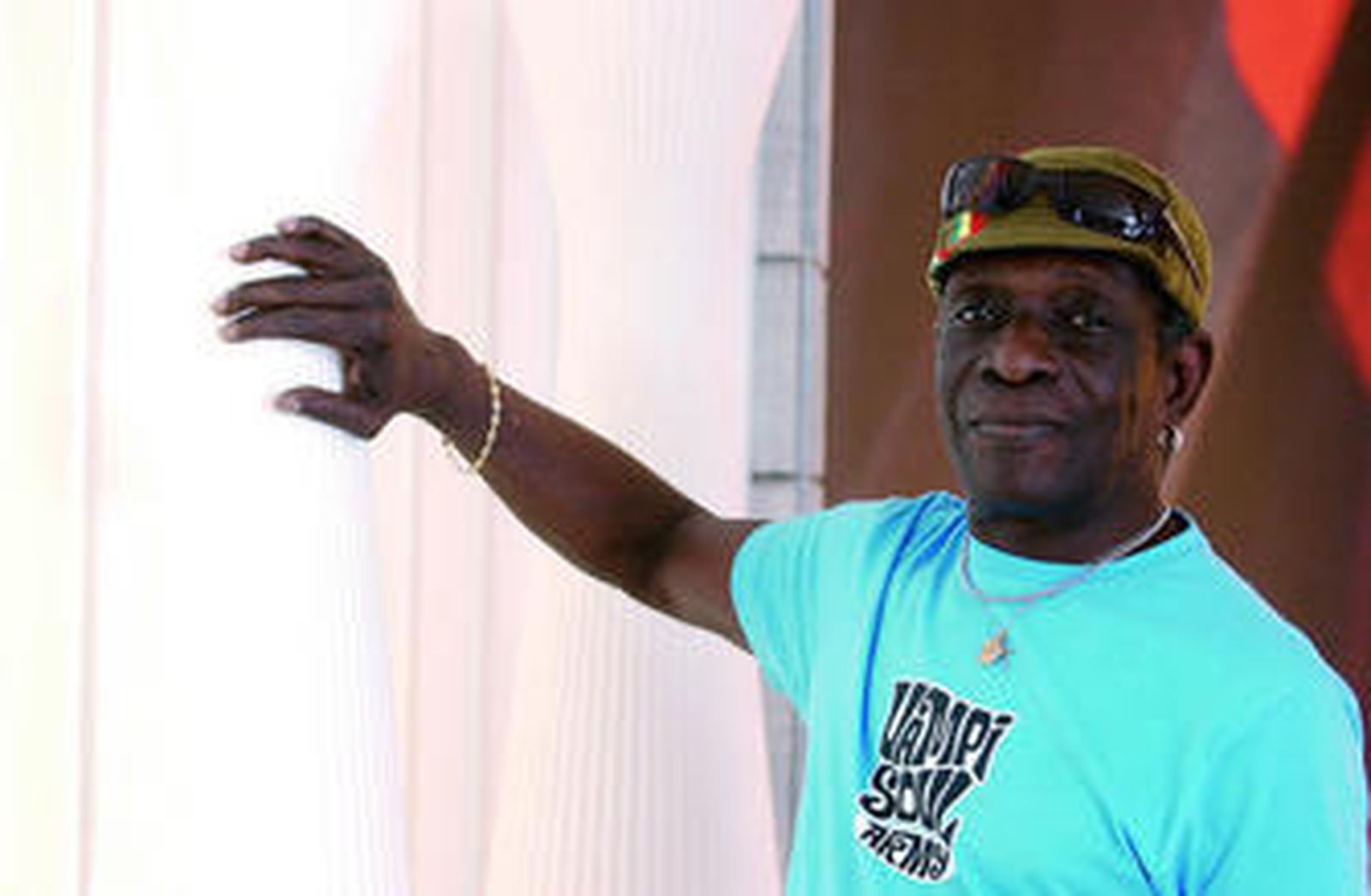 Tony Allen, durante la entrevista en Sevilla tras su paso por Territorios África.