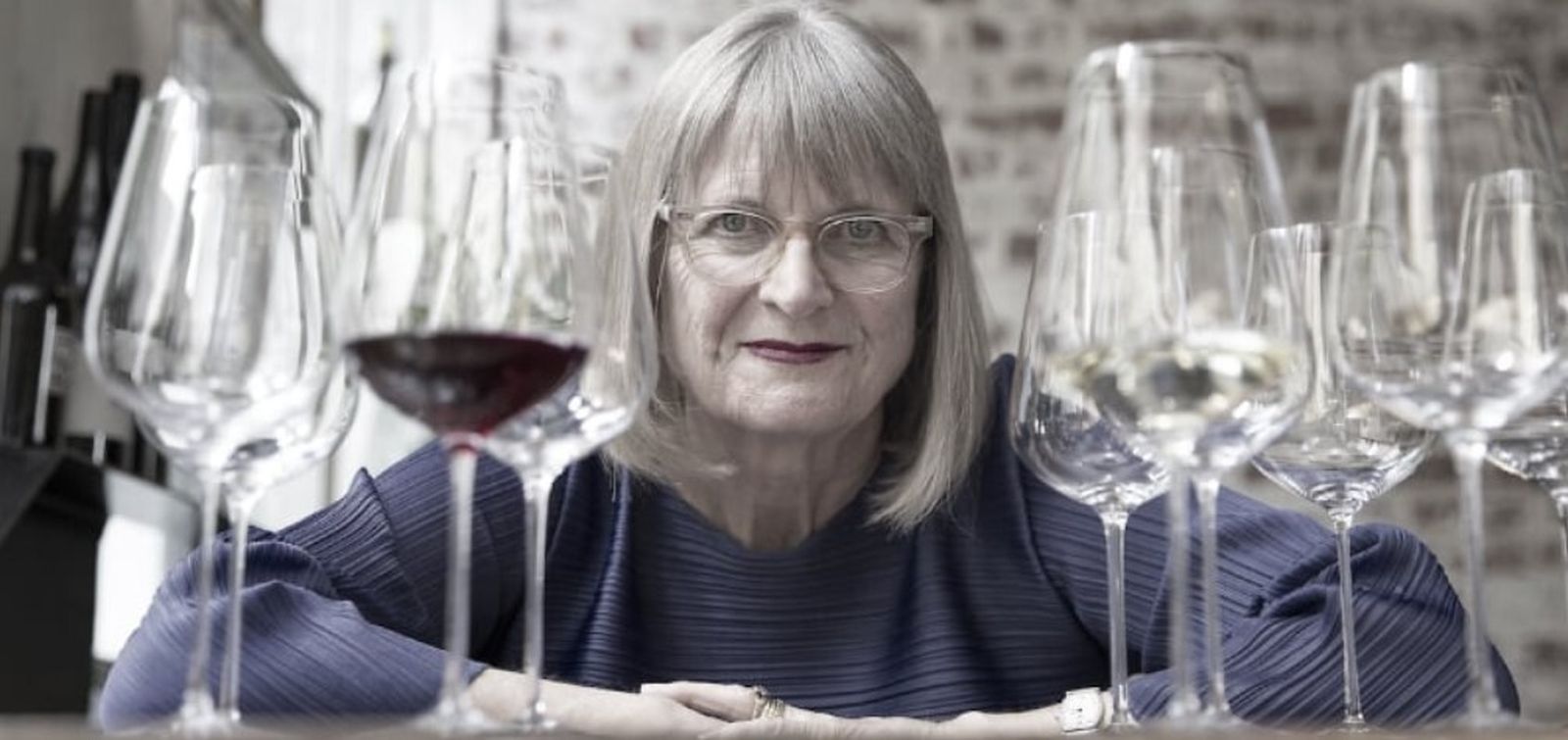La crítica de vinos y Master of Wine británica Jancis Robinson.