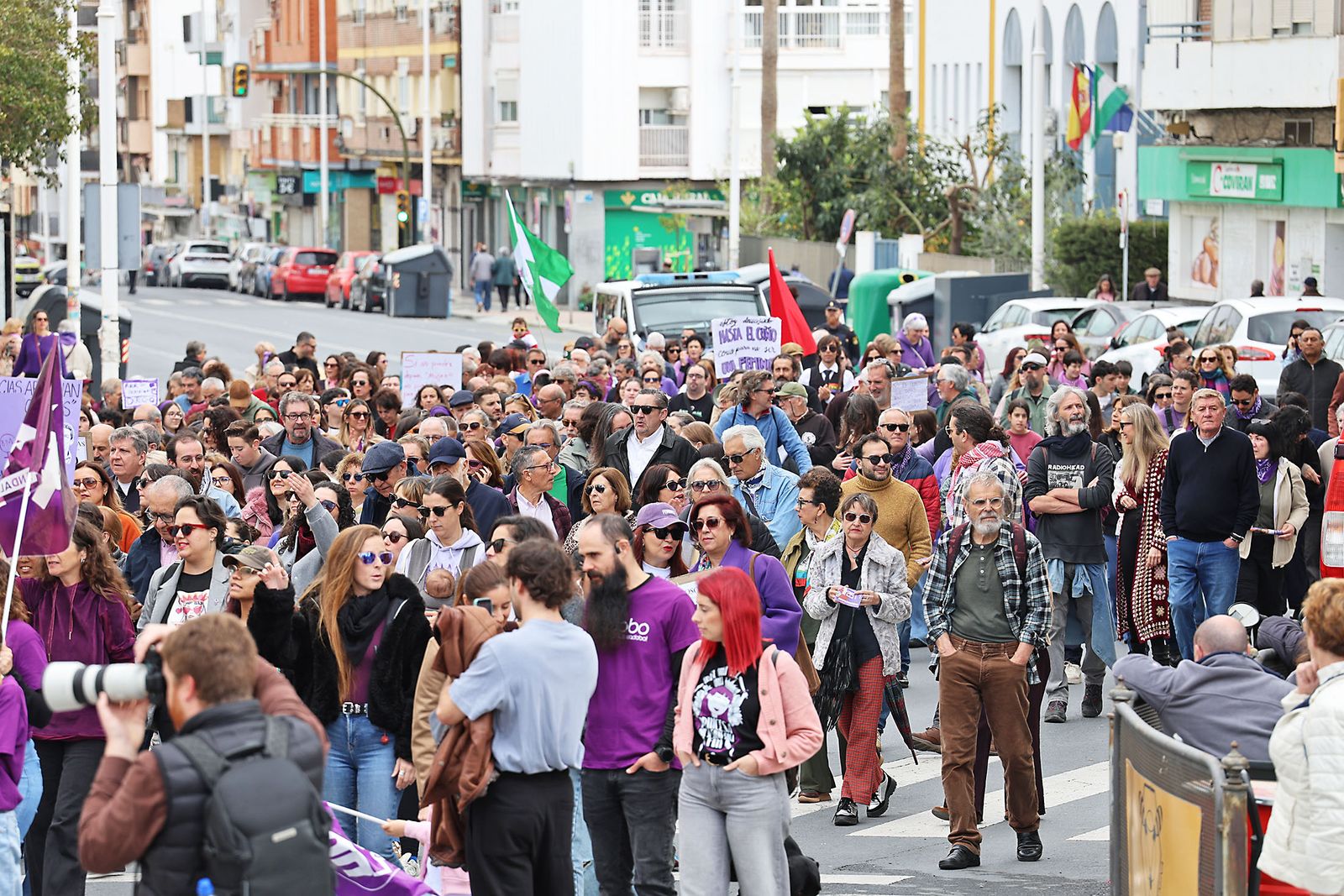 8M: Las fotografías de la manifestación del Día de la Mujer