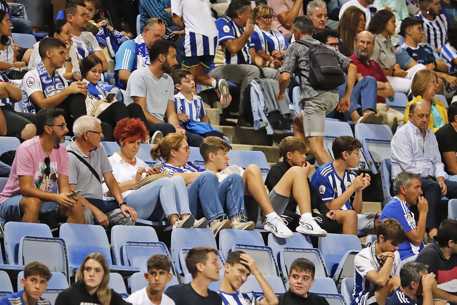 Imágenes del ambiente en el encuentro entre el Recreativo de Huelva y el CD Castellón
