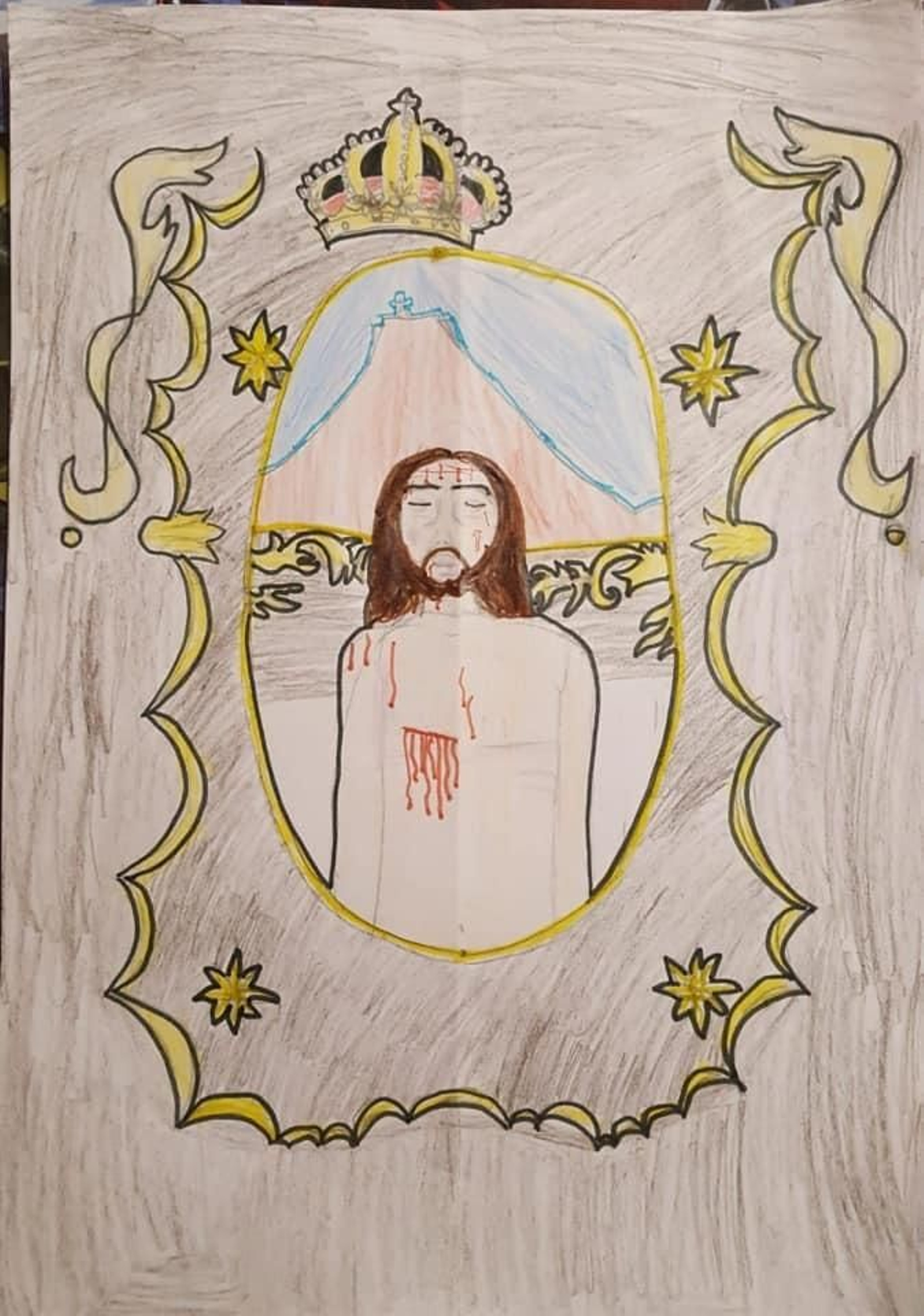 Dibujos sobre el Viernes Santo de Vera