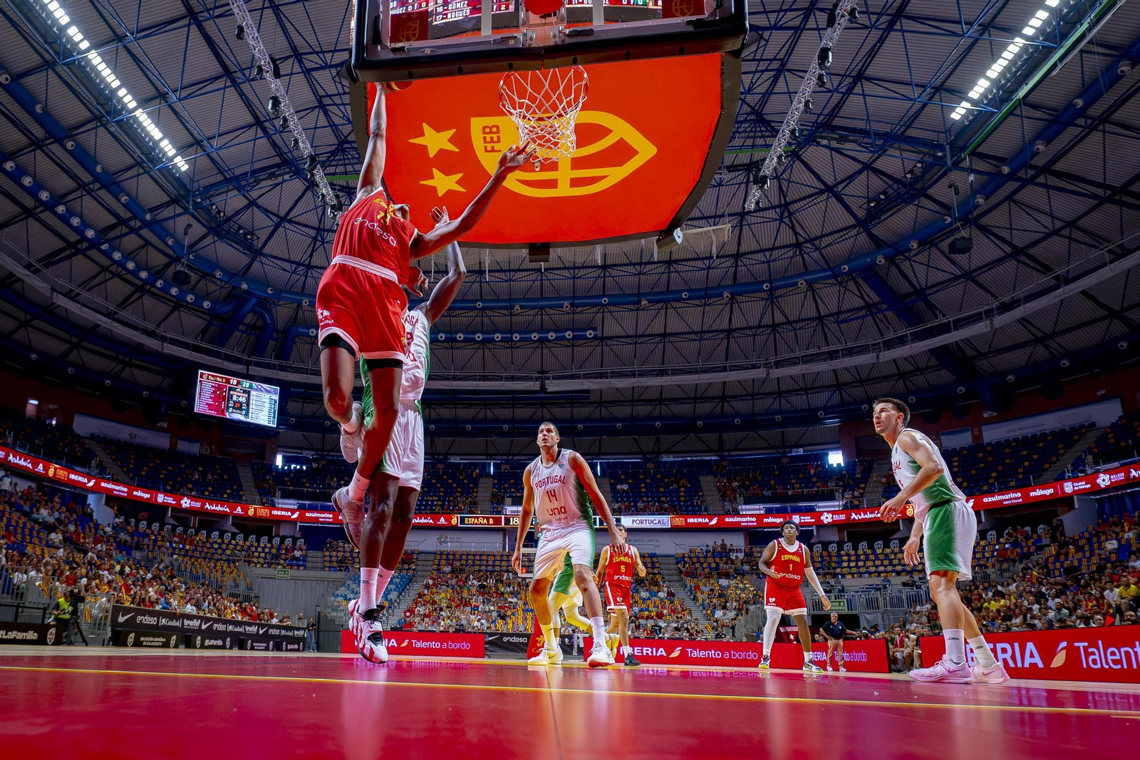 España B - Portugal en Málaga, en fotos