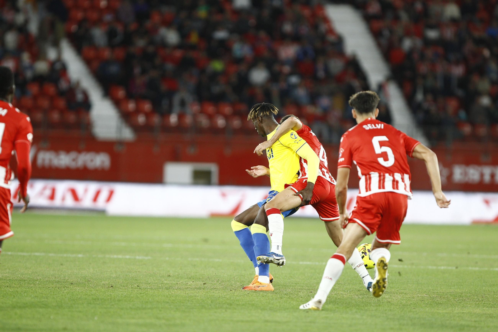 El partido U.D. Almería-Cádiz C.F. en imágenes