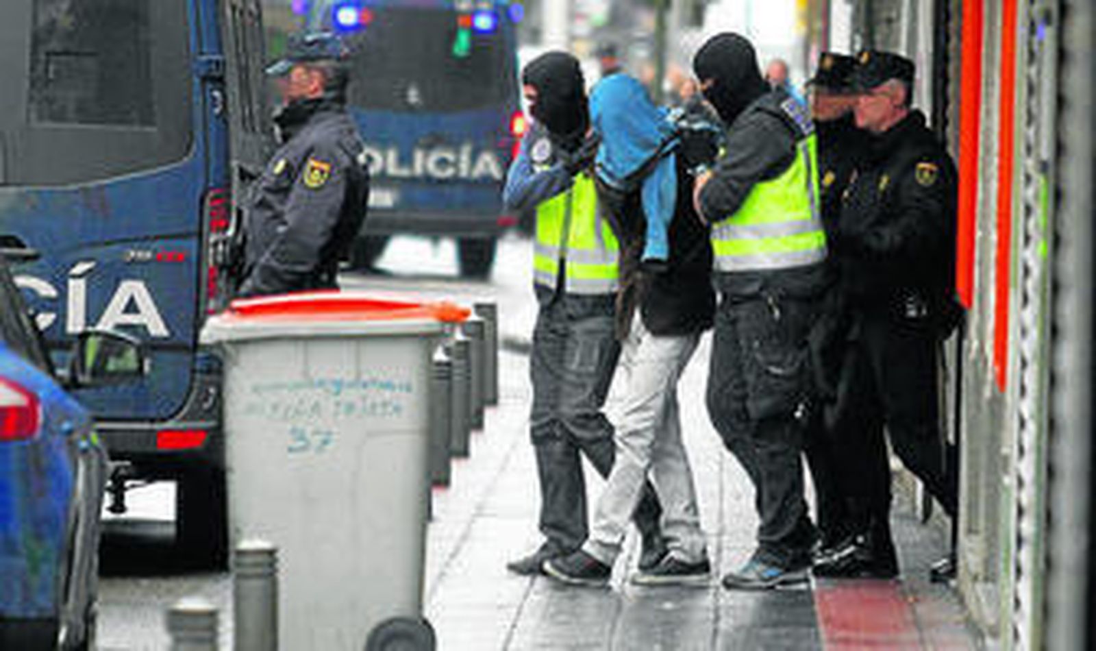 Uno de los tres detenidos el martes en Madrid por actividades 'yihadistas'.