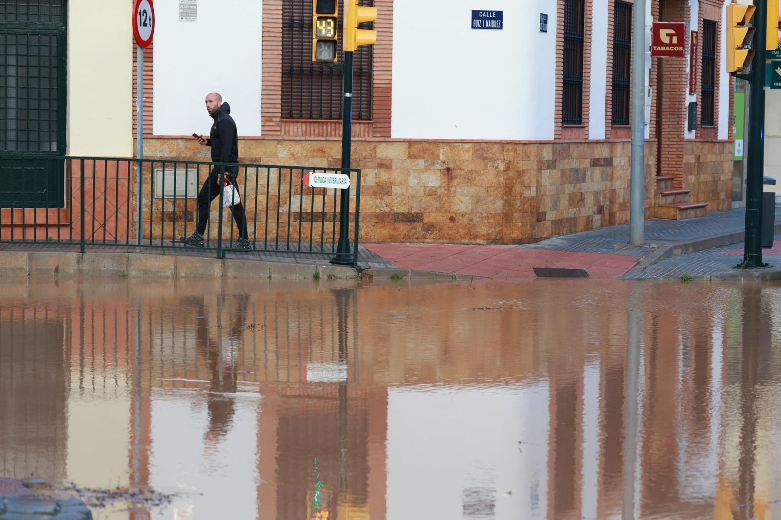 El ditrito malagueño de Campillos tras las lluvias de la borrasca 'Laurence', en imágenes