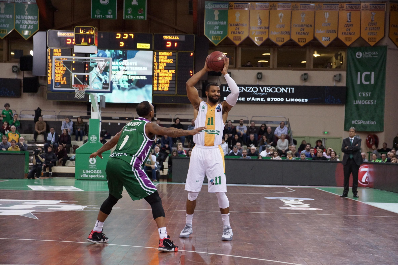 Las fotos del Limoges-Unicaja Baloncesto