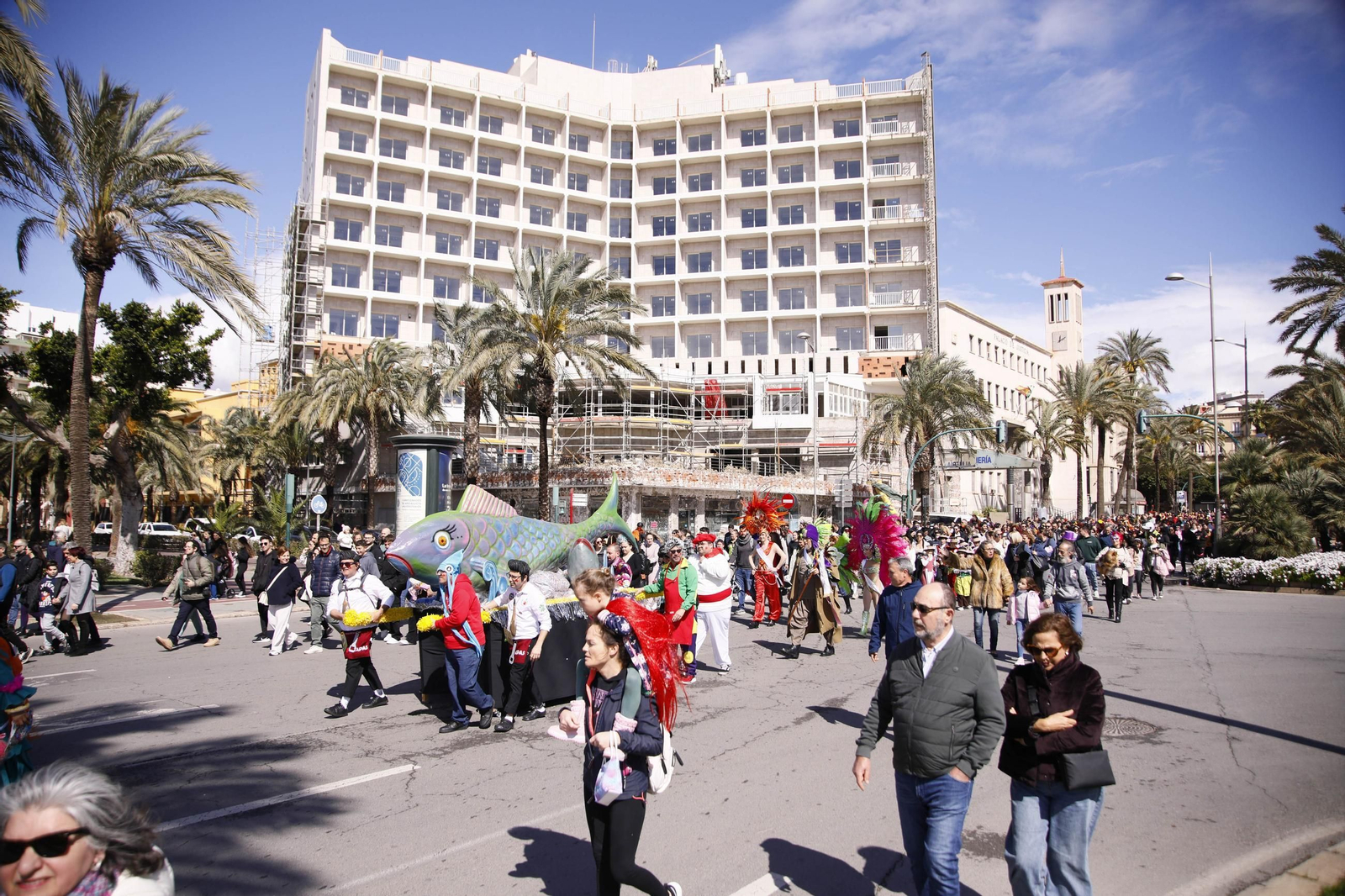 Las imágenes del entierro de la sardina en Almería