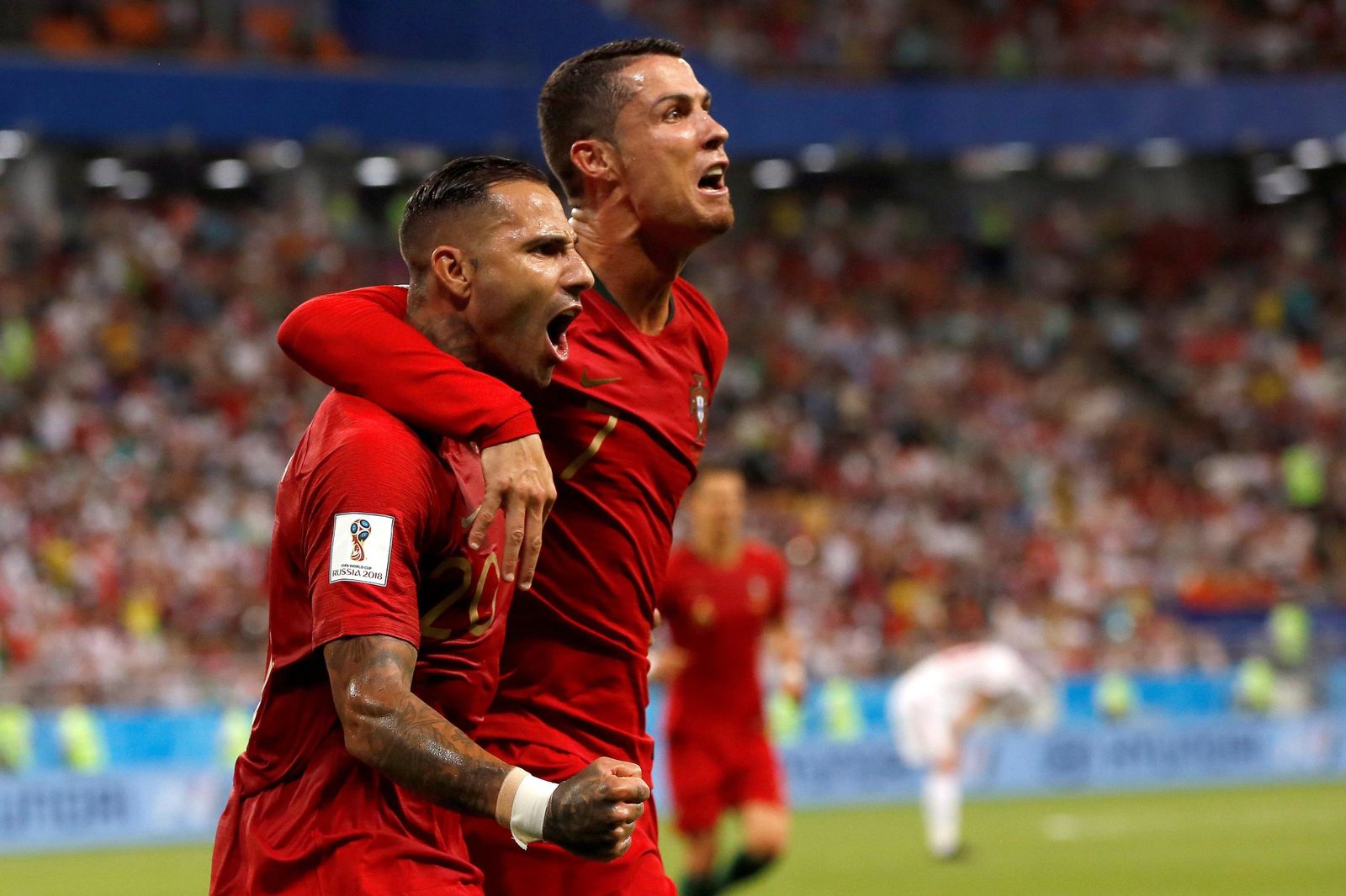 Las imágenes del Irán-Portugal