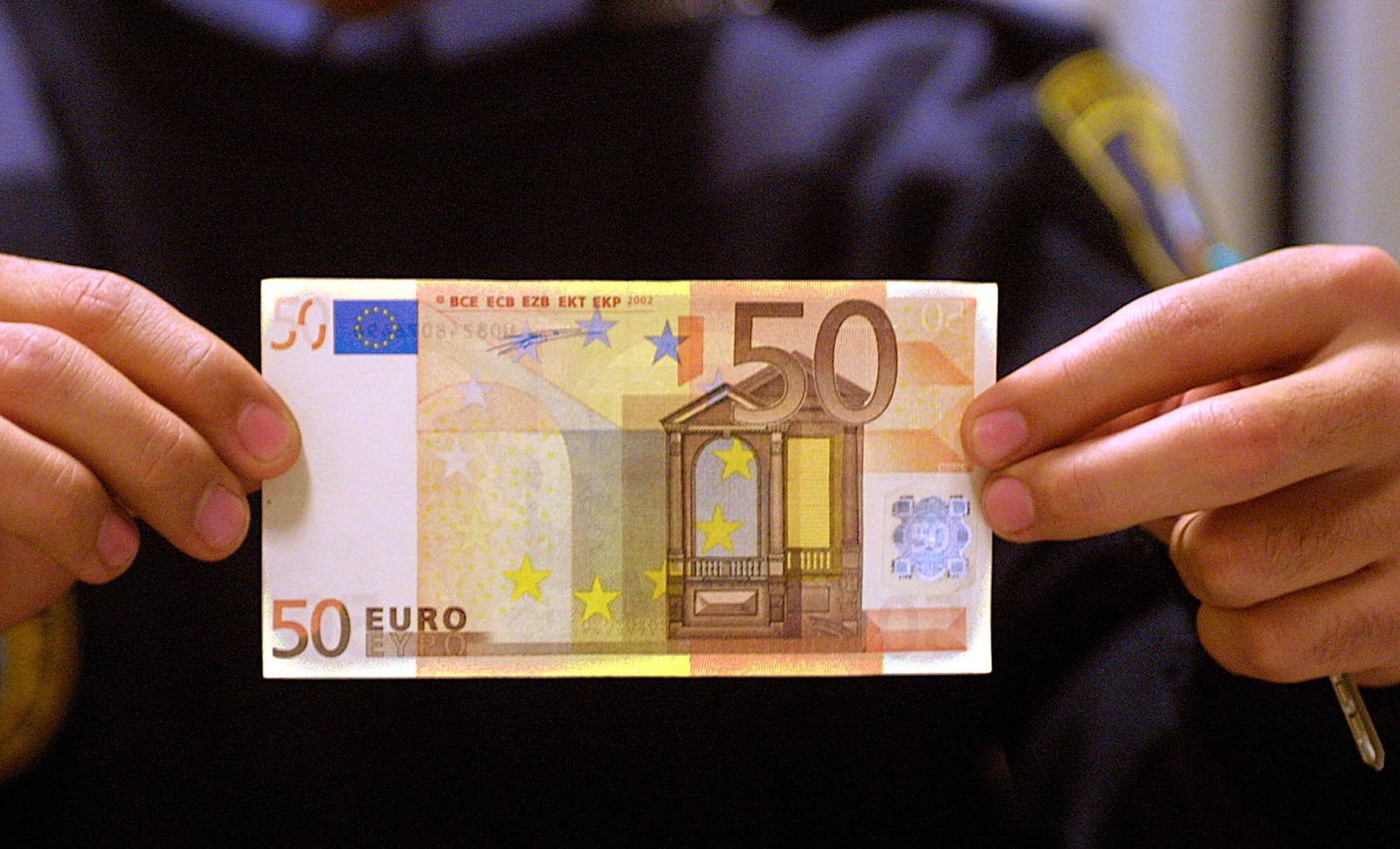 Imagen de archivo de un billete falso de 50 euros.