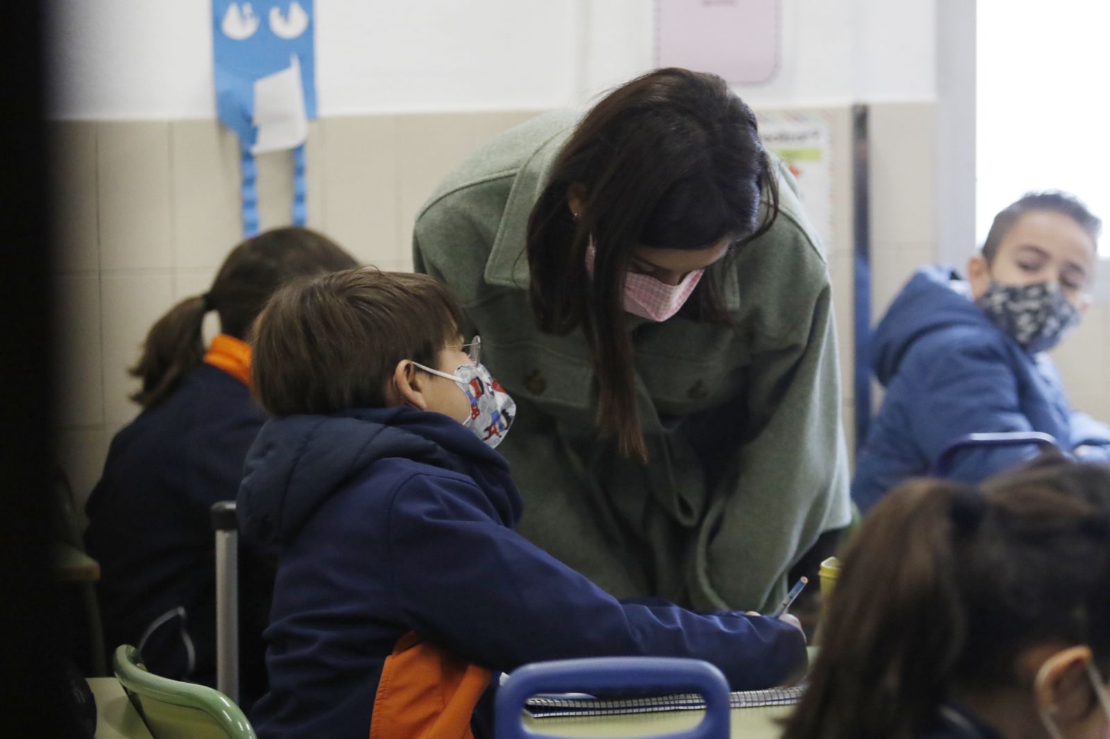 Las imágenes de la vuelta al colegio en Córdoba tras las vacaciones de Navidad