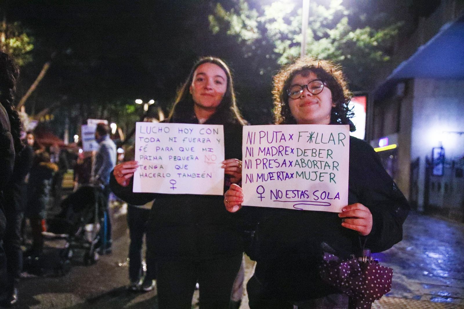 Las imágenes de la manifestación realizada por Asamblea Feminista 8M en Almería