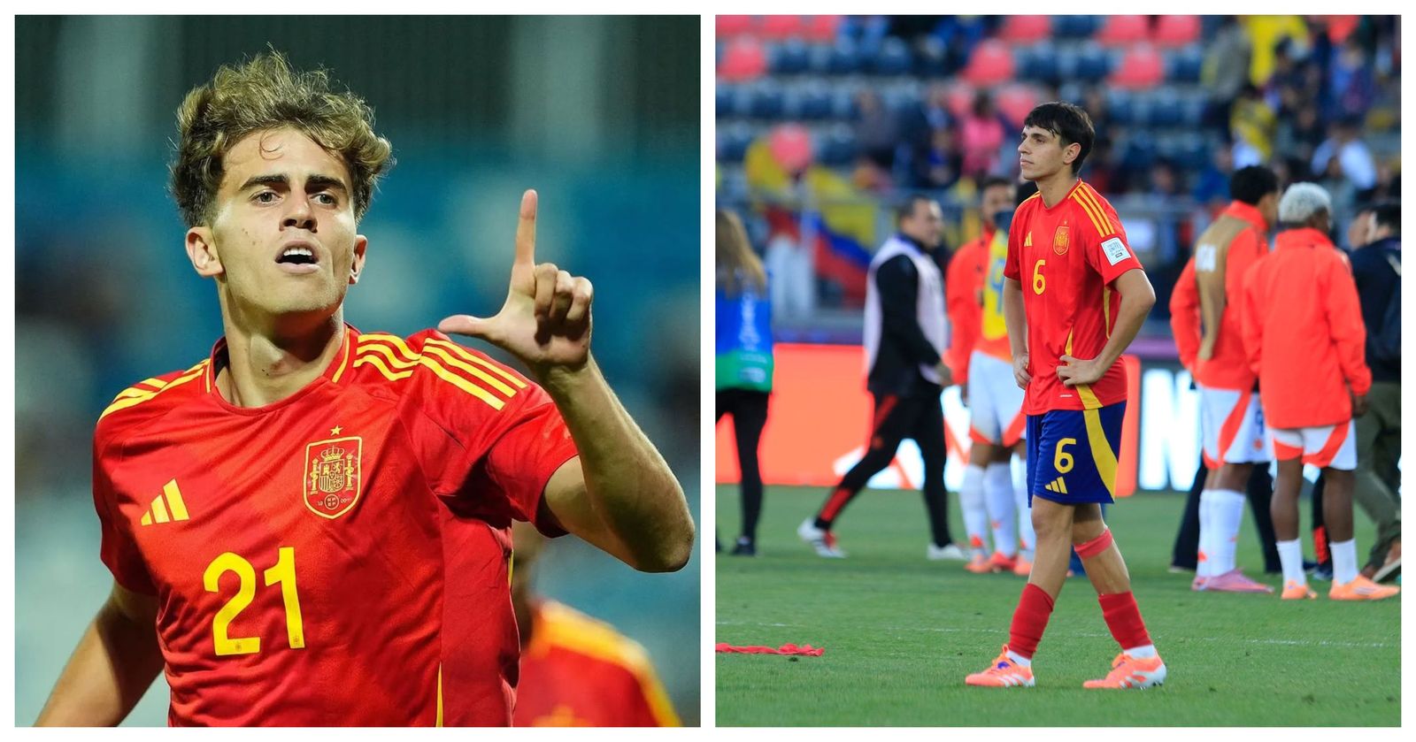 Adrián Niño e Izan Merino