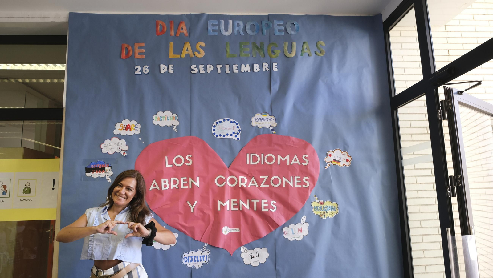 Día Europeo de las Lenguas en el CEIP Posidonia de Roquetas de Mar, en imágenes