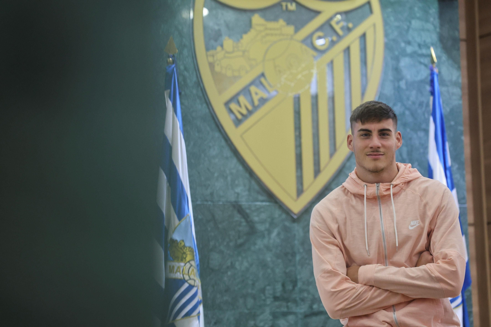 Las fotos de la entrevista a Roberto Fernández, jugador del Málaga