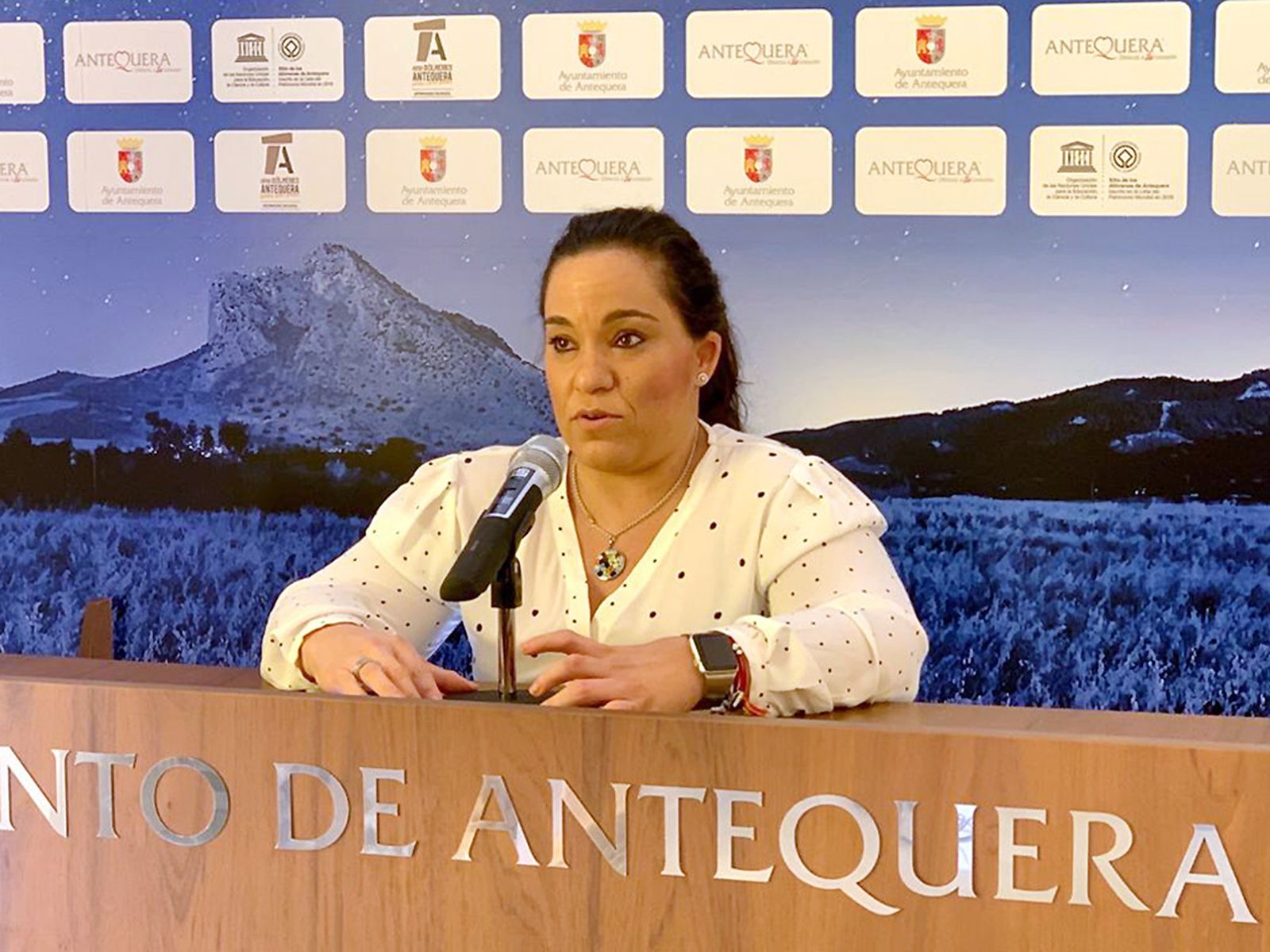 Sara Ríos, responsable de Educación del Ayuntamiento de Antequera.