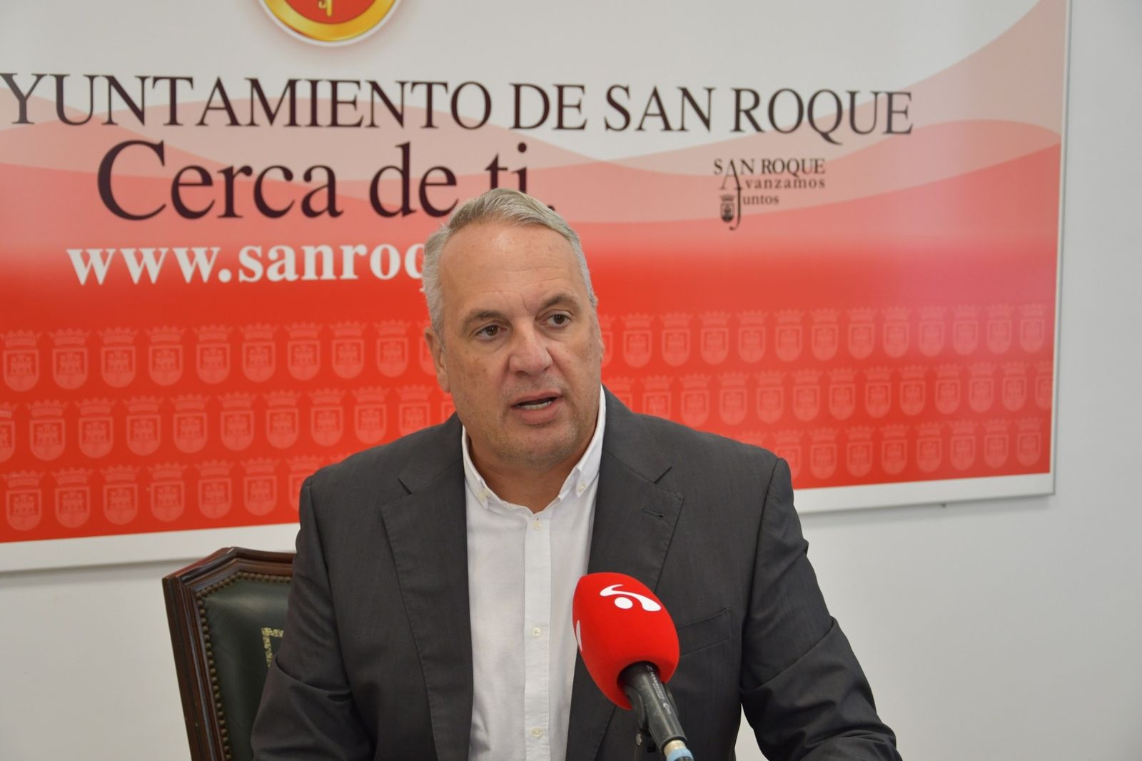 El alcalde de San Roque, Juan Carlos Ruiz Boix