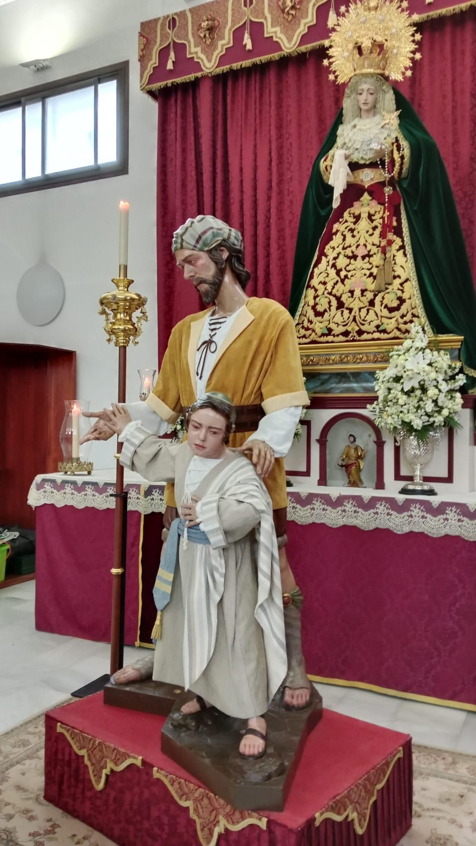 Nuevas imágenes para la hermandad de las Tres Caídas de San Fernando