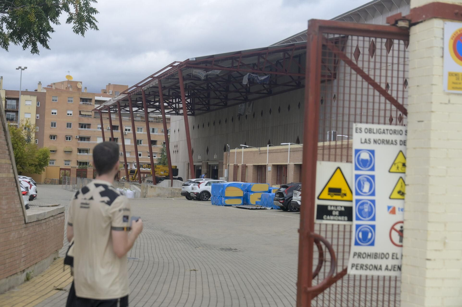 El accidente fue en el interior del Palacio.