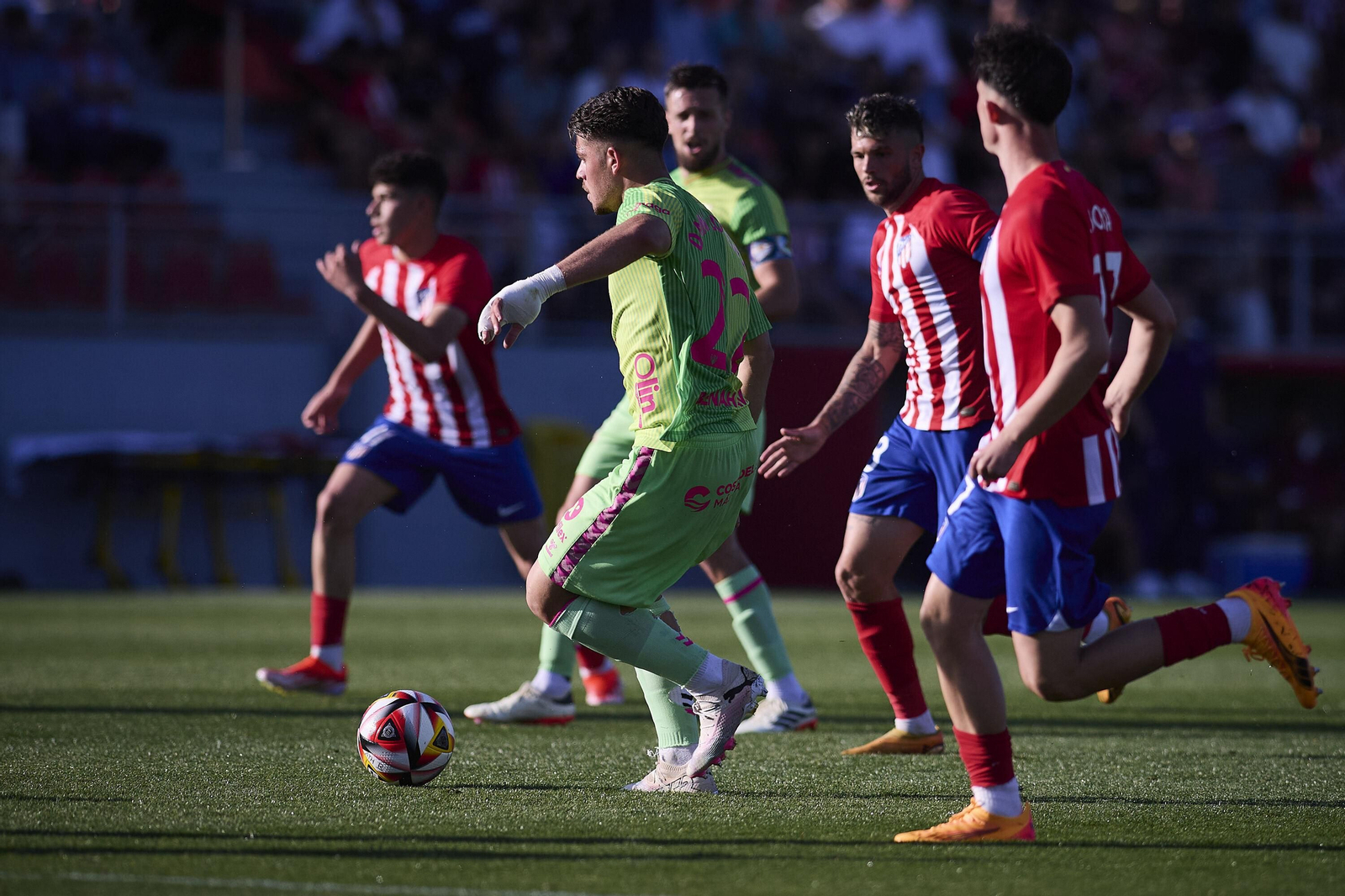 El Atlético de Madrid B - Málaga CF, en fotos