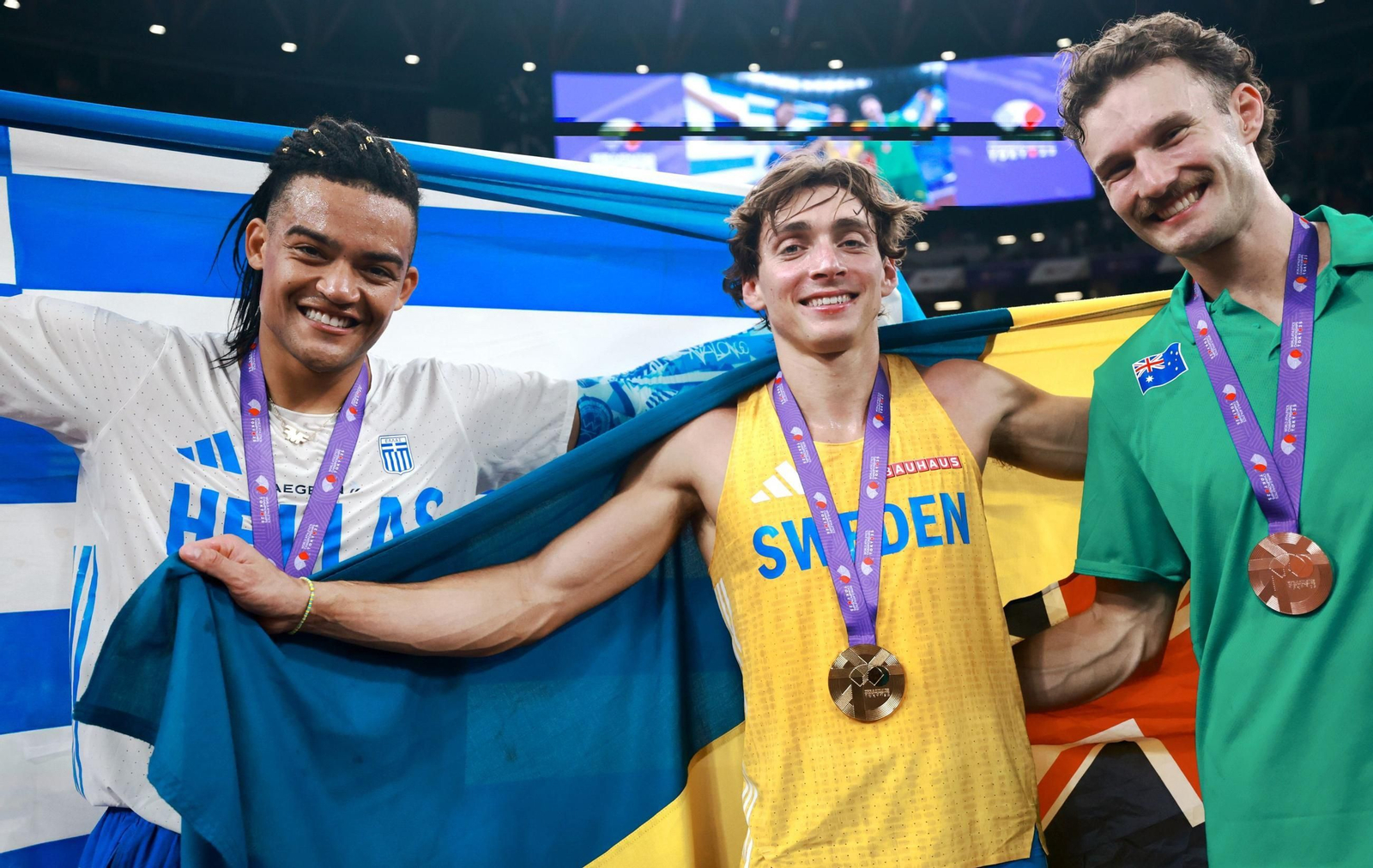 Las fotos del récord mundial de Duplantis y del resto de la jornada