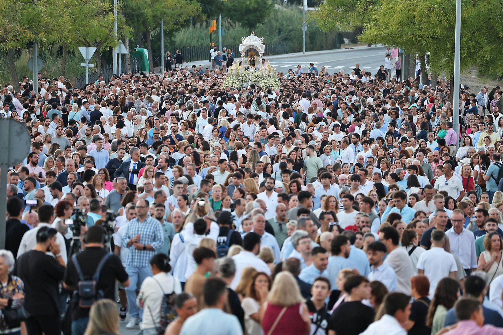 Imágenes de la bajada de la Virgen de la Cinta