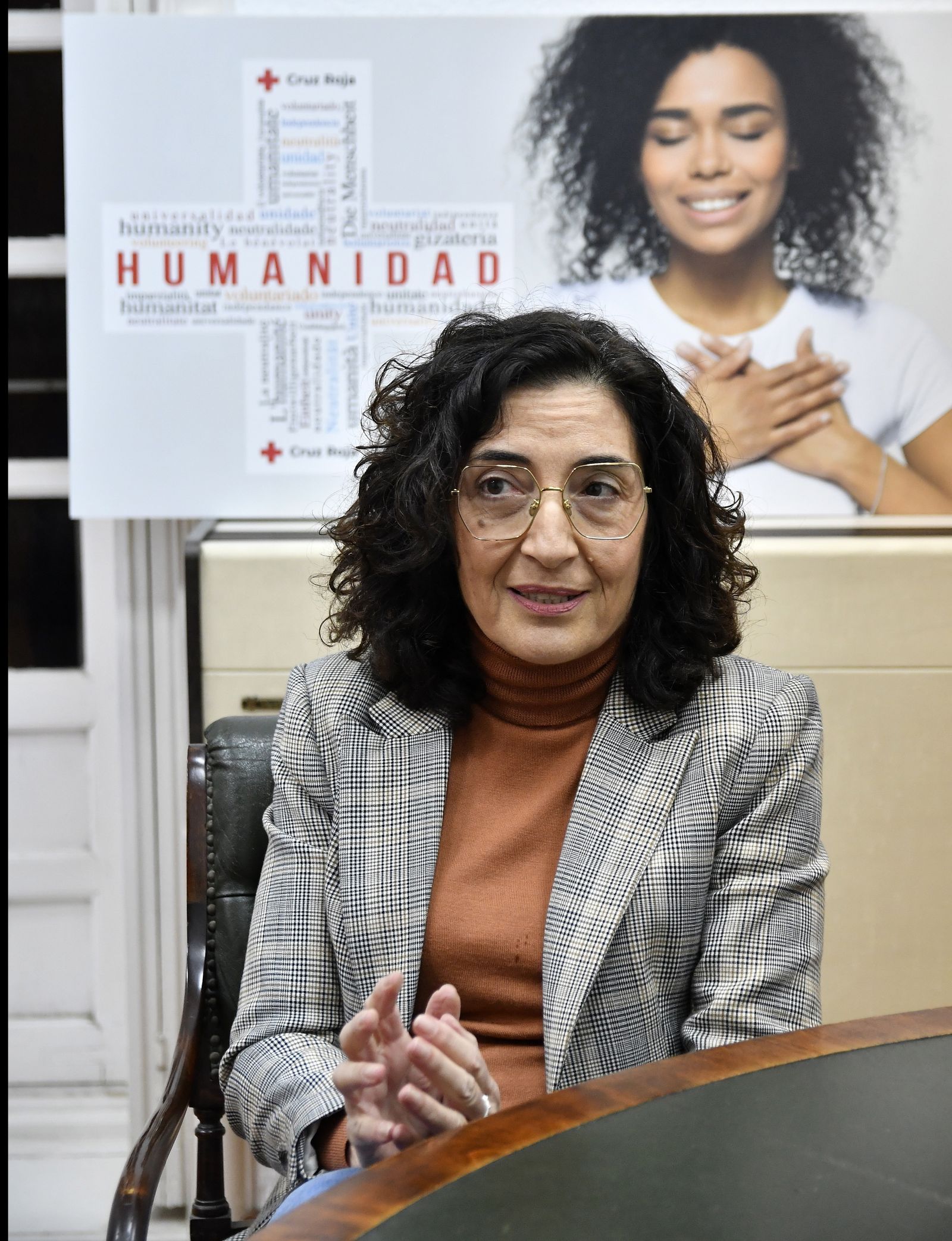 María del Mar Pageo, presidenta en Andalucía de Cruz Roja.