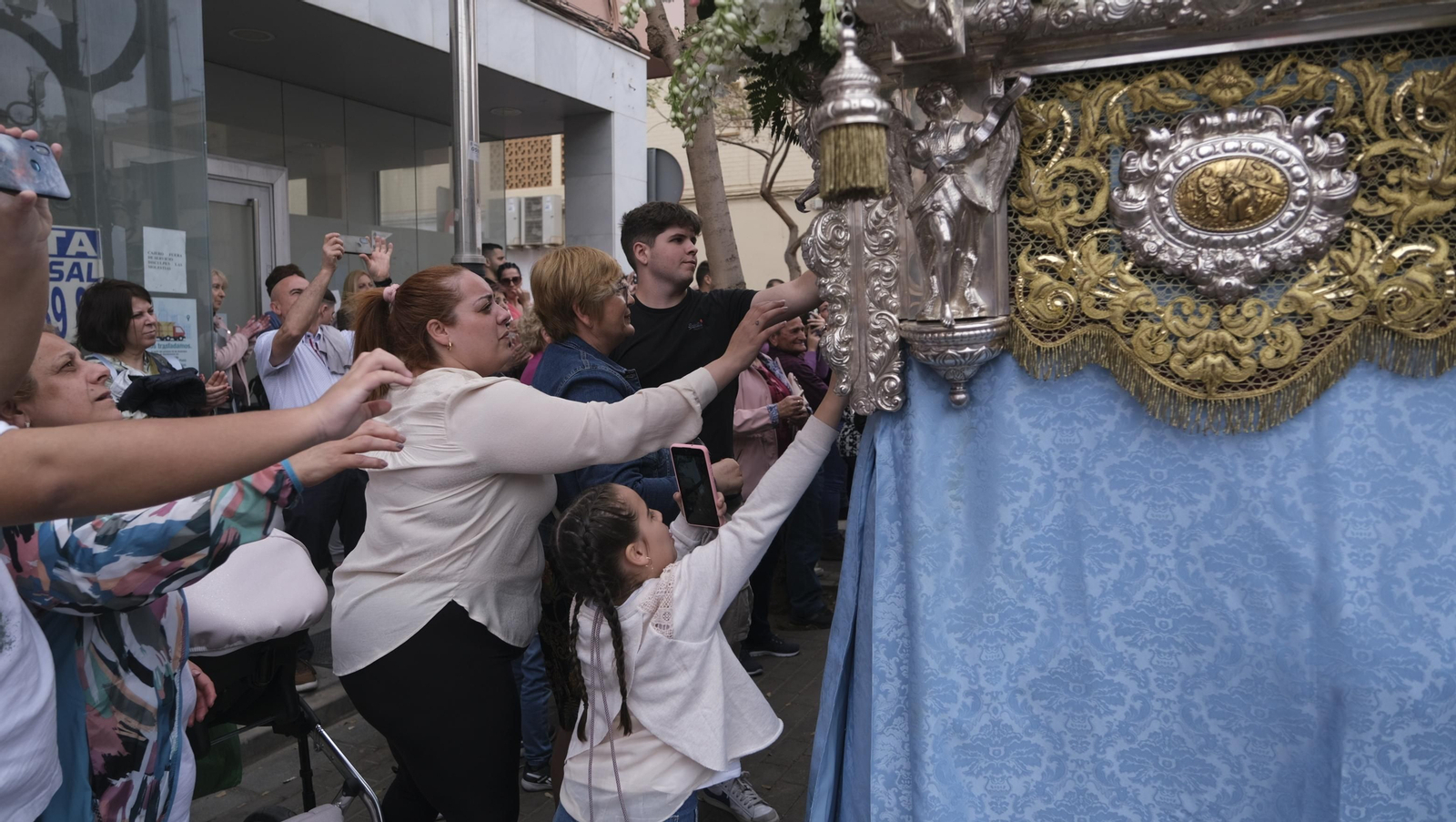 La procesión de Los Ángeles en Almería, en imágenes