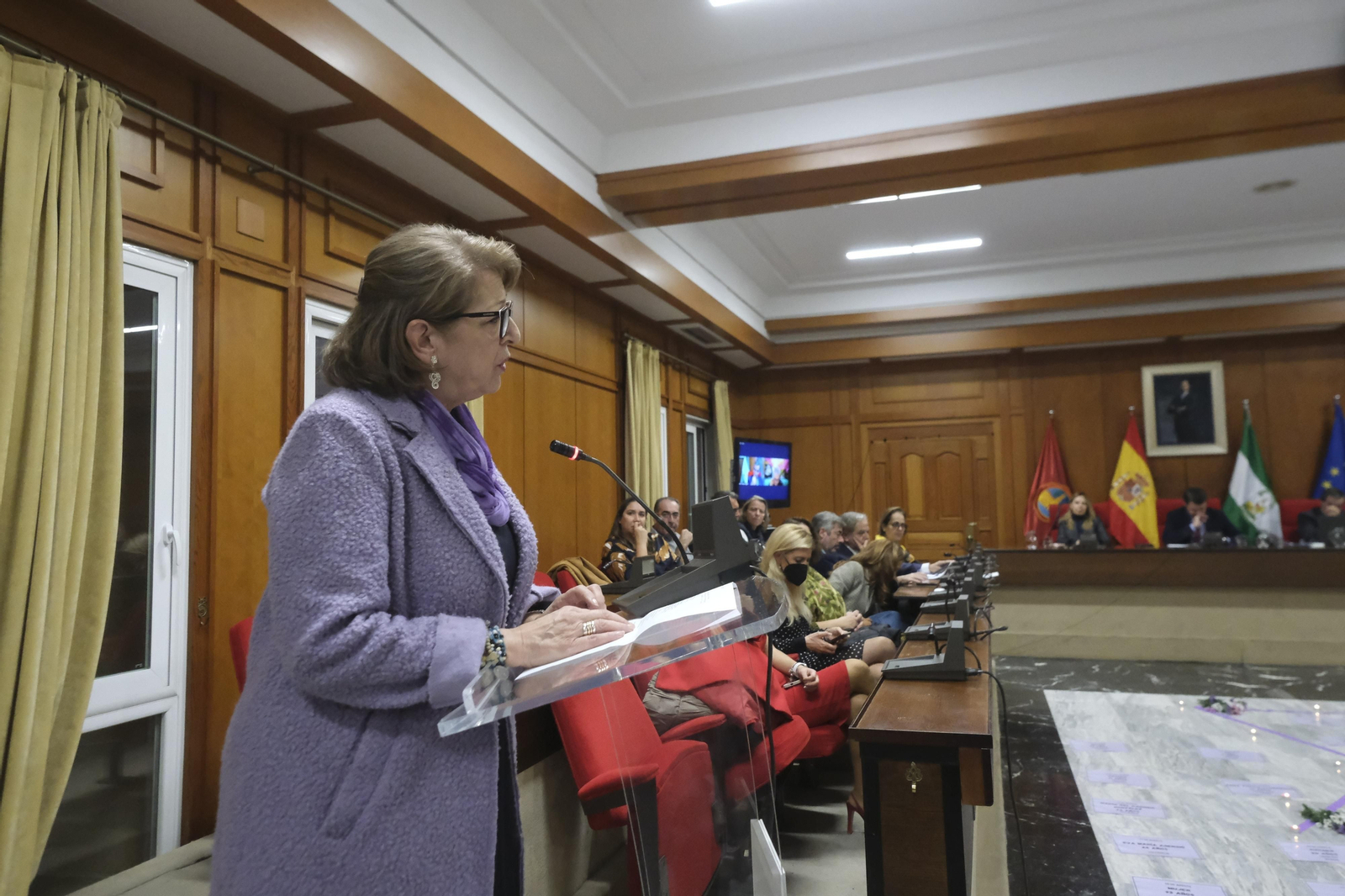 El Pleno del Ayuntamiento de Córdoba contra la violencia a las mujeres, en imágenes
