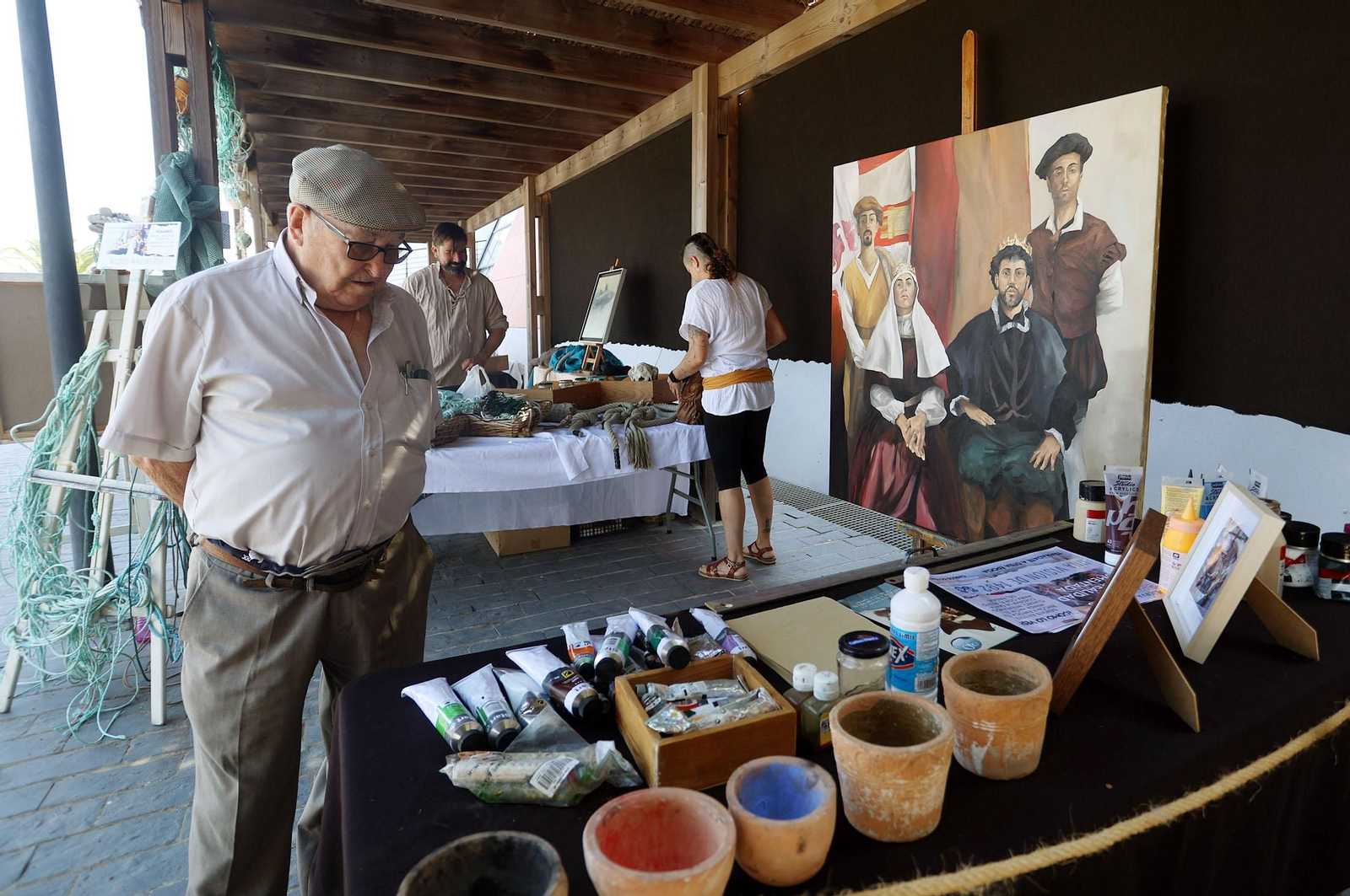 Imágenes de la Jornada de Puertas Abiertas del Muelle de las Carabelas con motivo del 3 de agosto