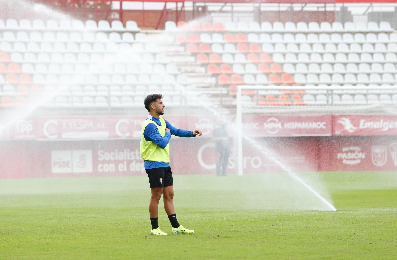 El entrenamiento del Algeciras CF antes de la visita al Recreativo de Huelva