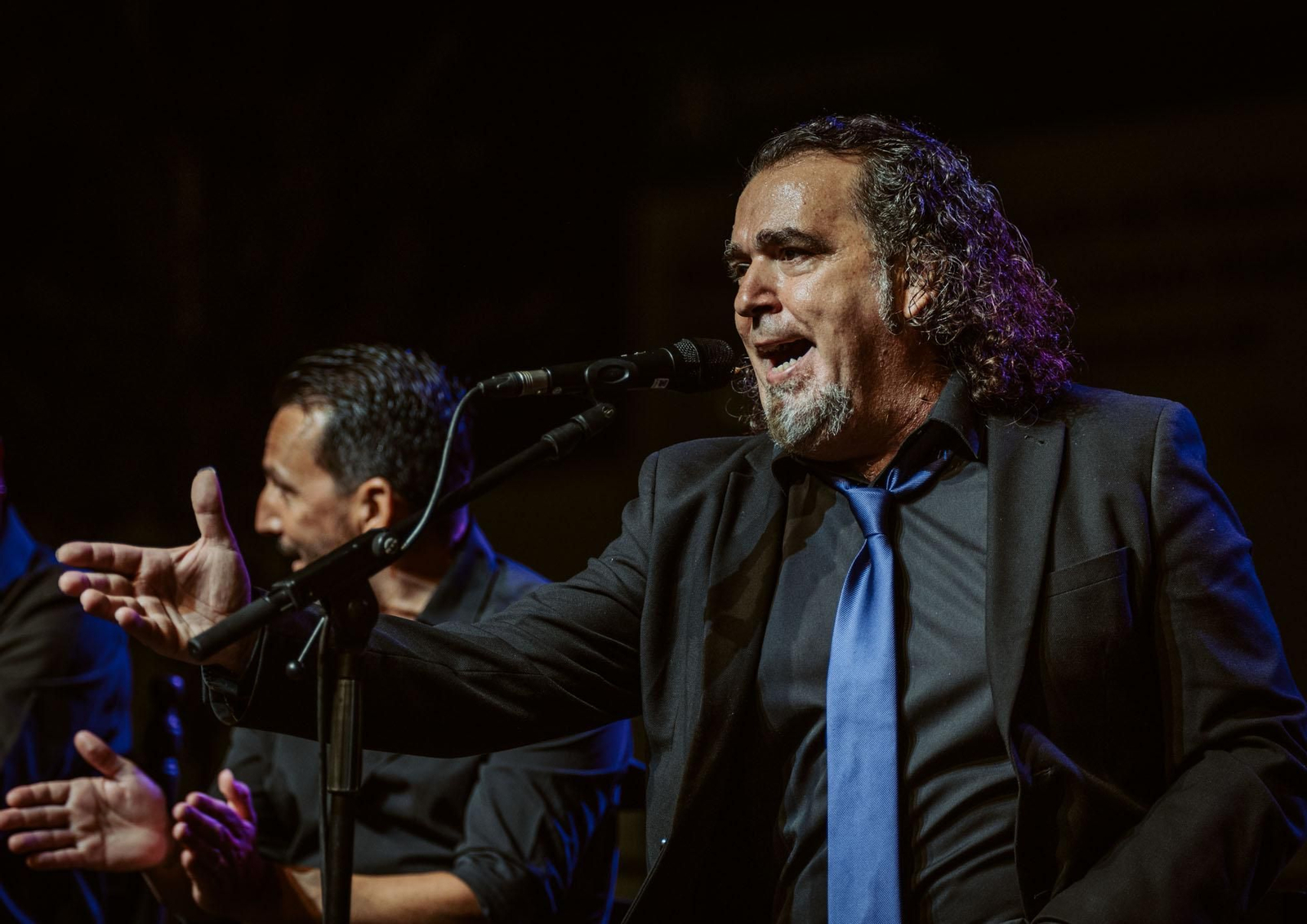 David Lagos, durante su actuación.