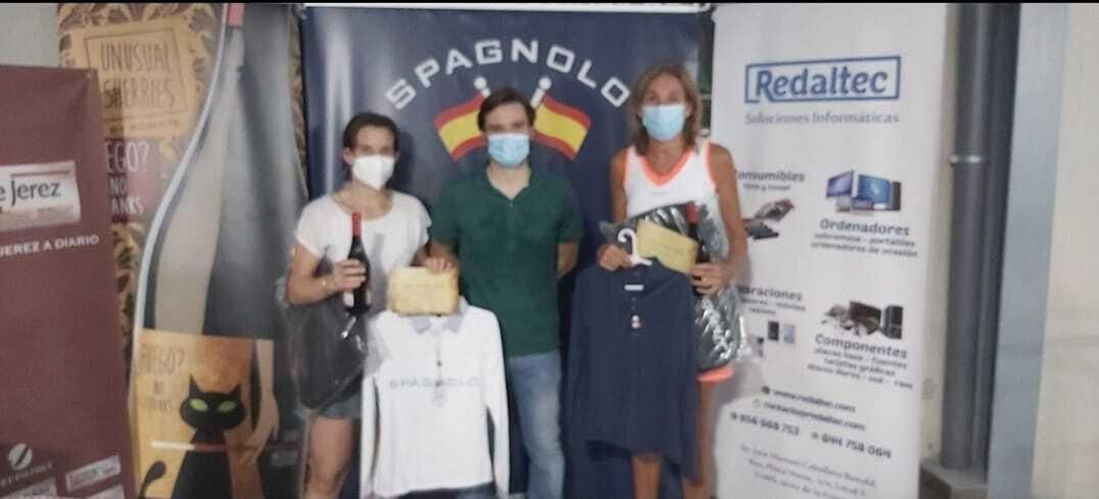 Entrega de premios del concurso de padel
