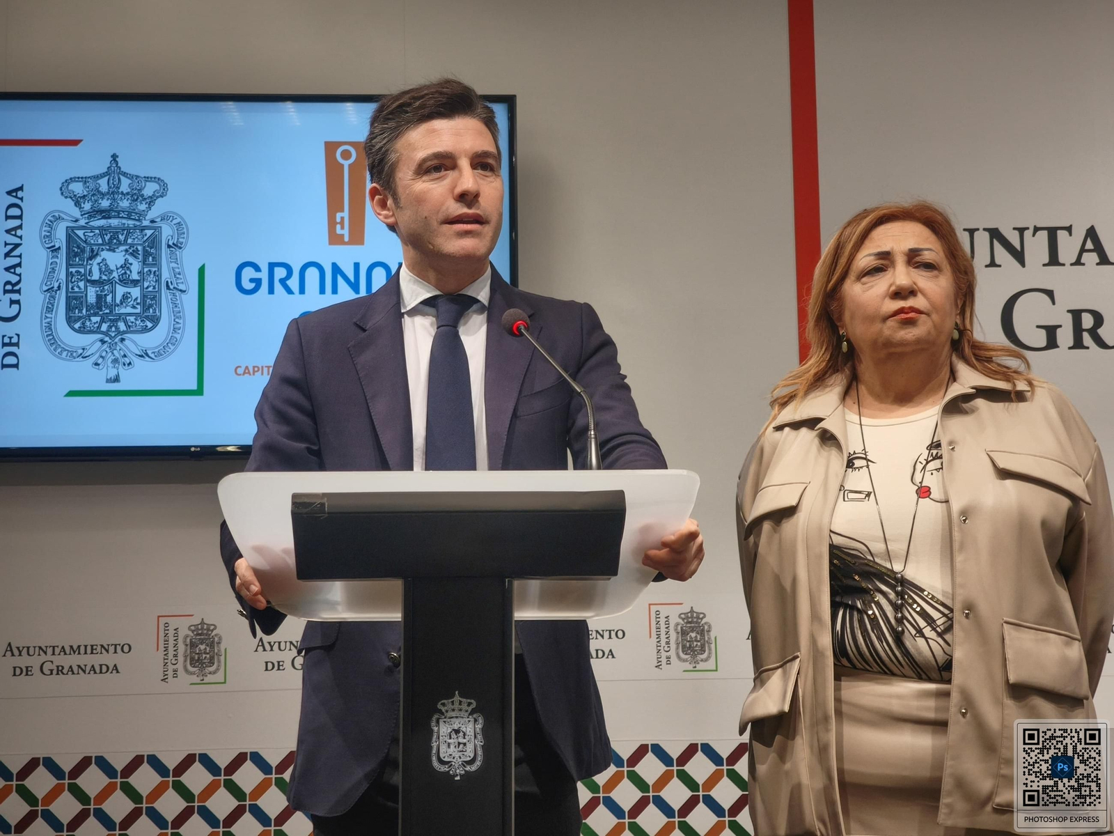 El portavoz del equipo de gobierno de Granada, Jorge Saavedra