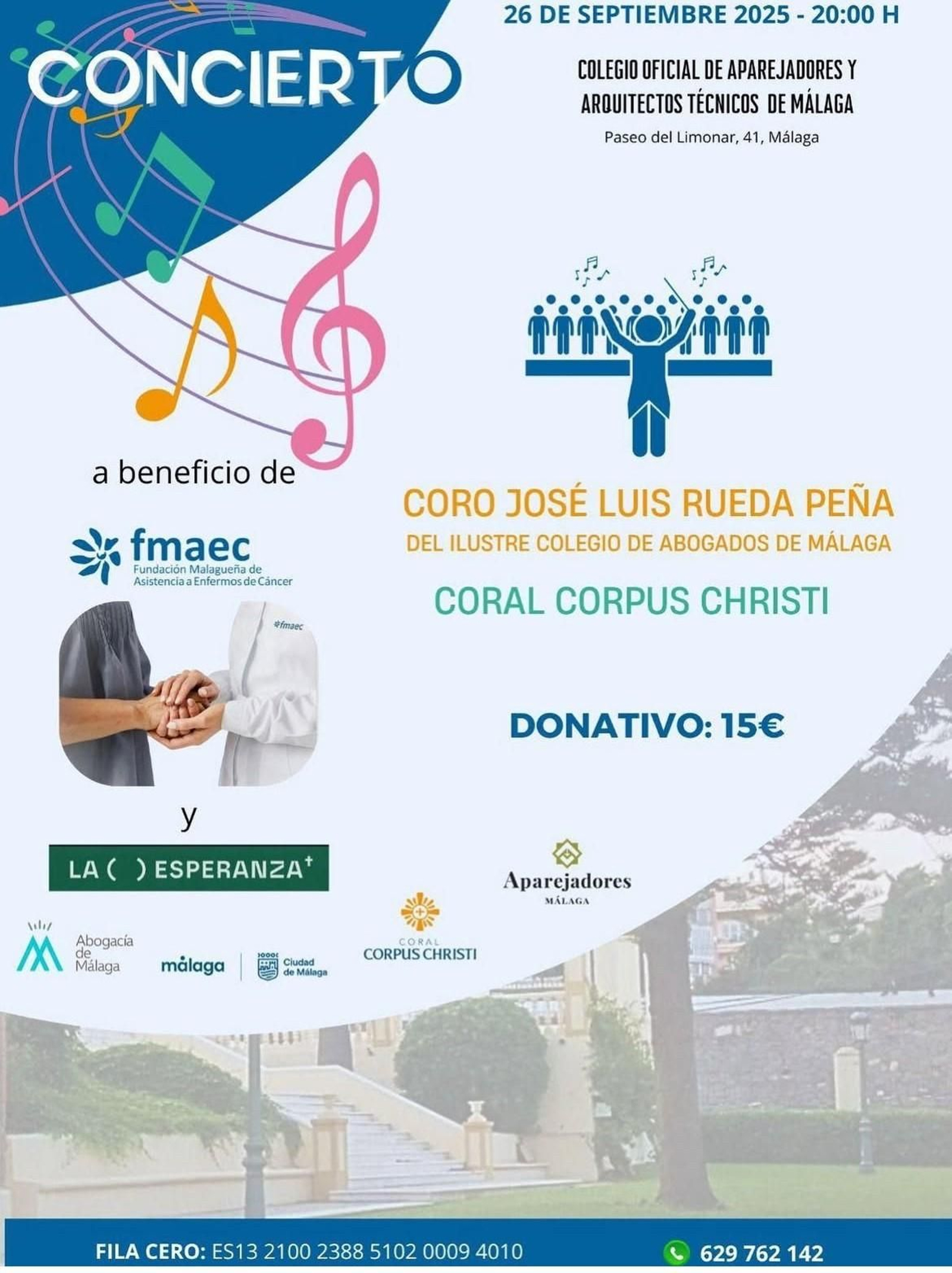 Cartel del concierto.