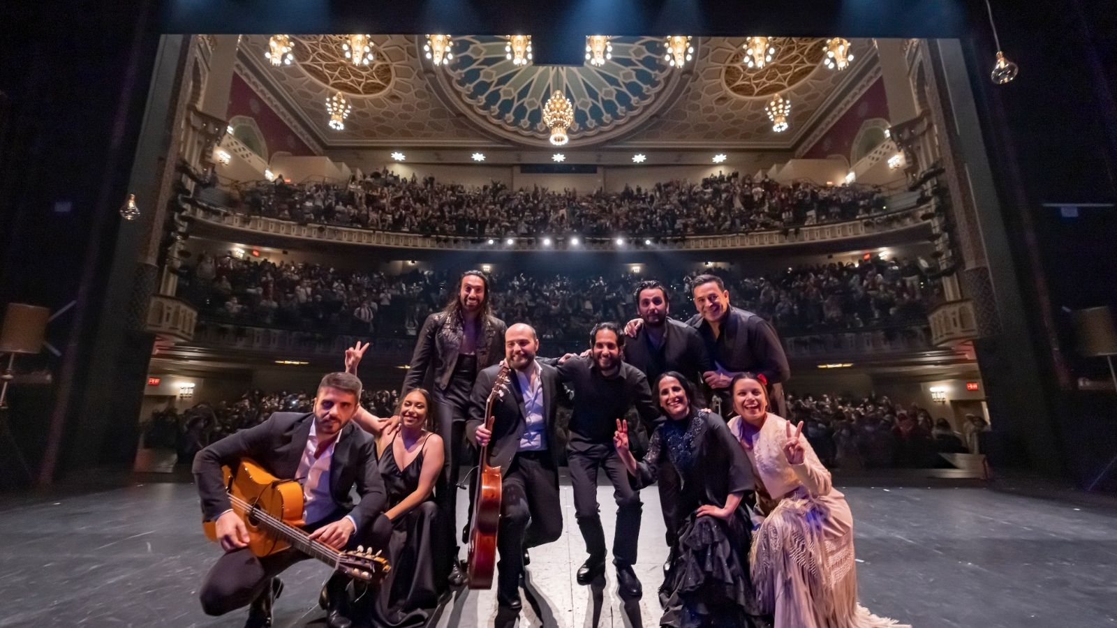 Los artistas que han participado en la Gala Flamenca.