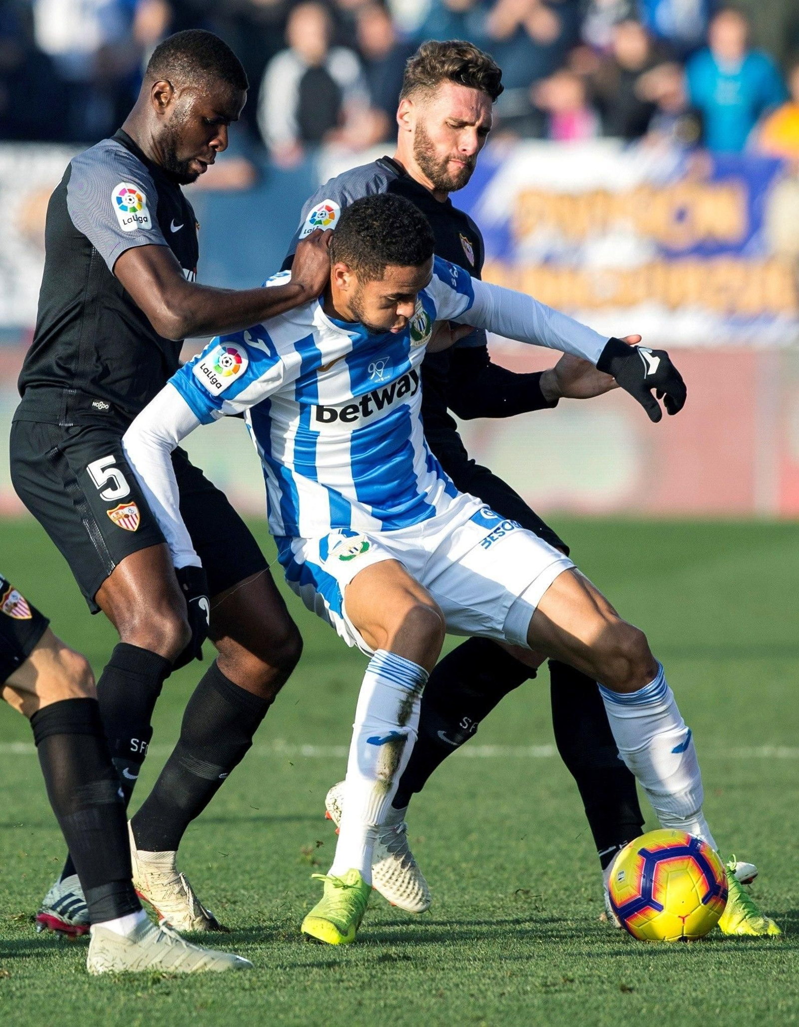 Las imágenes del Leganés-Sevilla