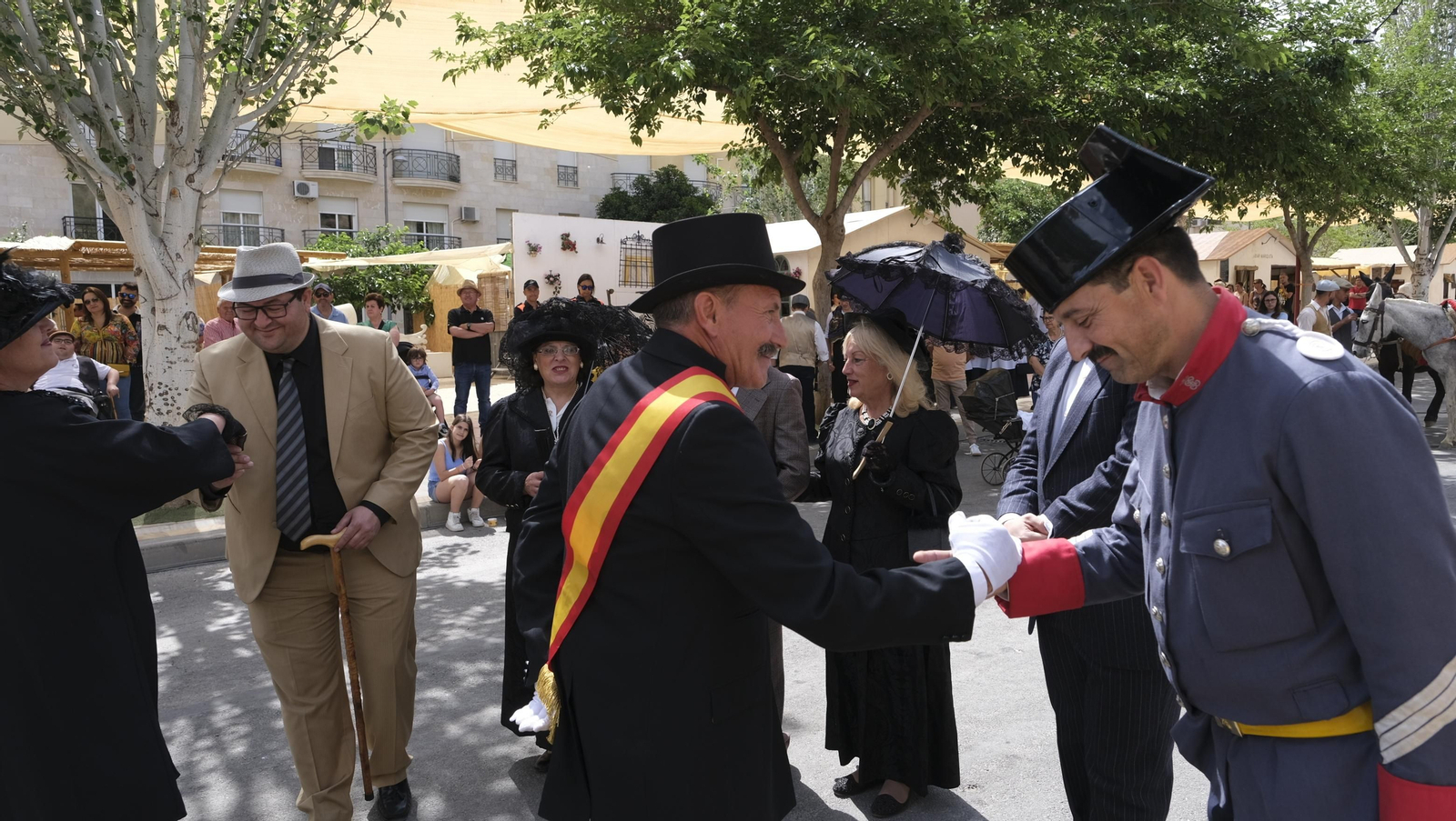 Imágenes de la recreación histórica Canteros y Caciques, en Macael