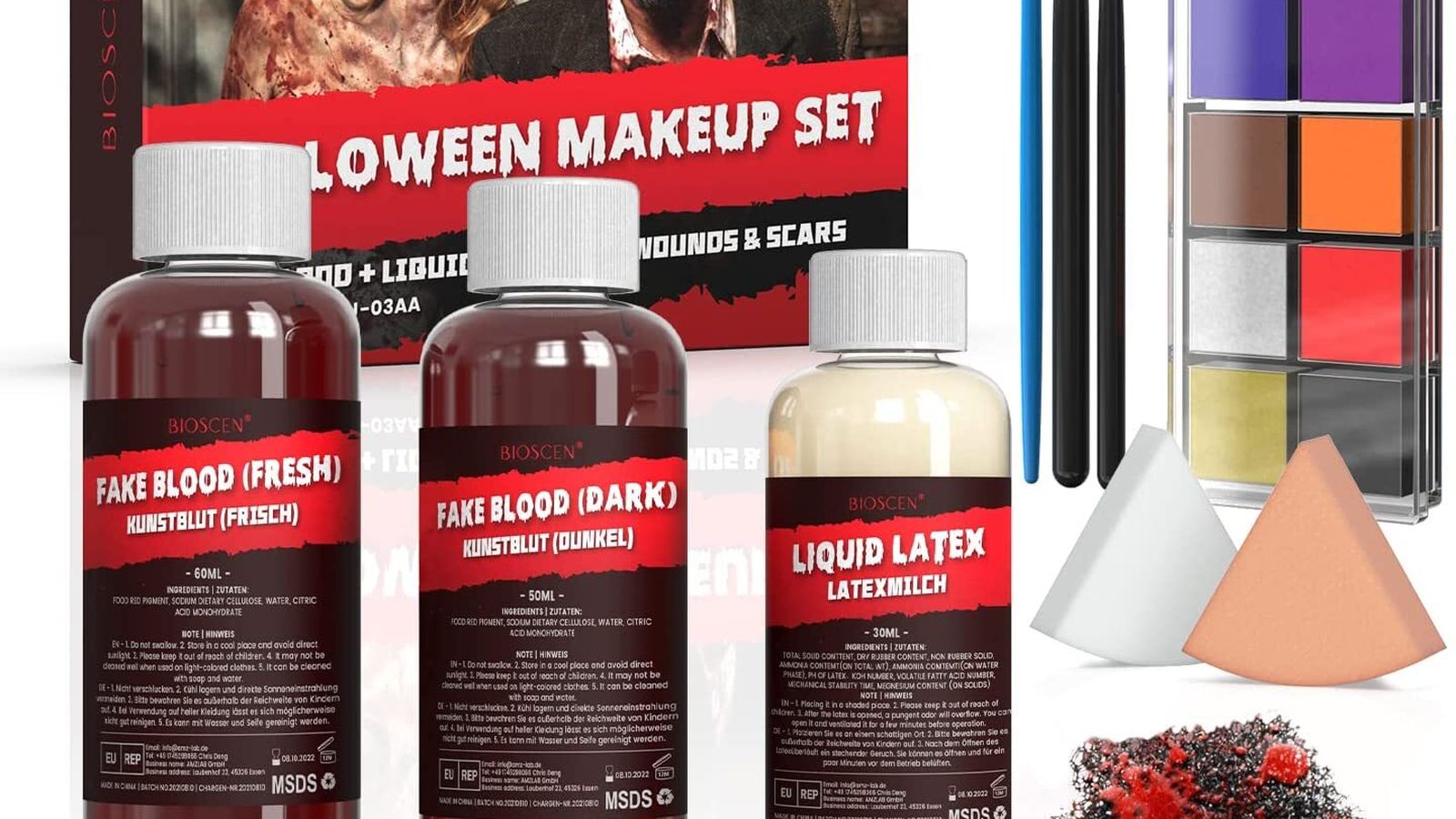 Kit maquillaje Halloween