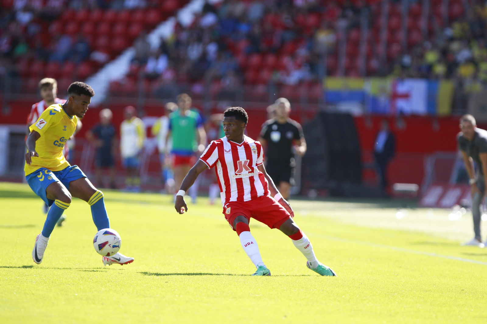 Imágenes del partido U.D. Almería-U.D. Las Palmas