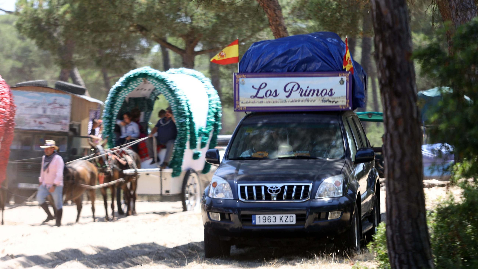 Jueves de camino de la Hdad de Jerez por el Coto Doñana